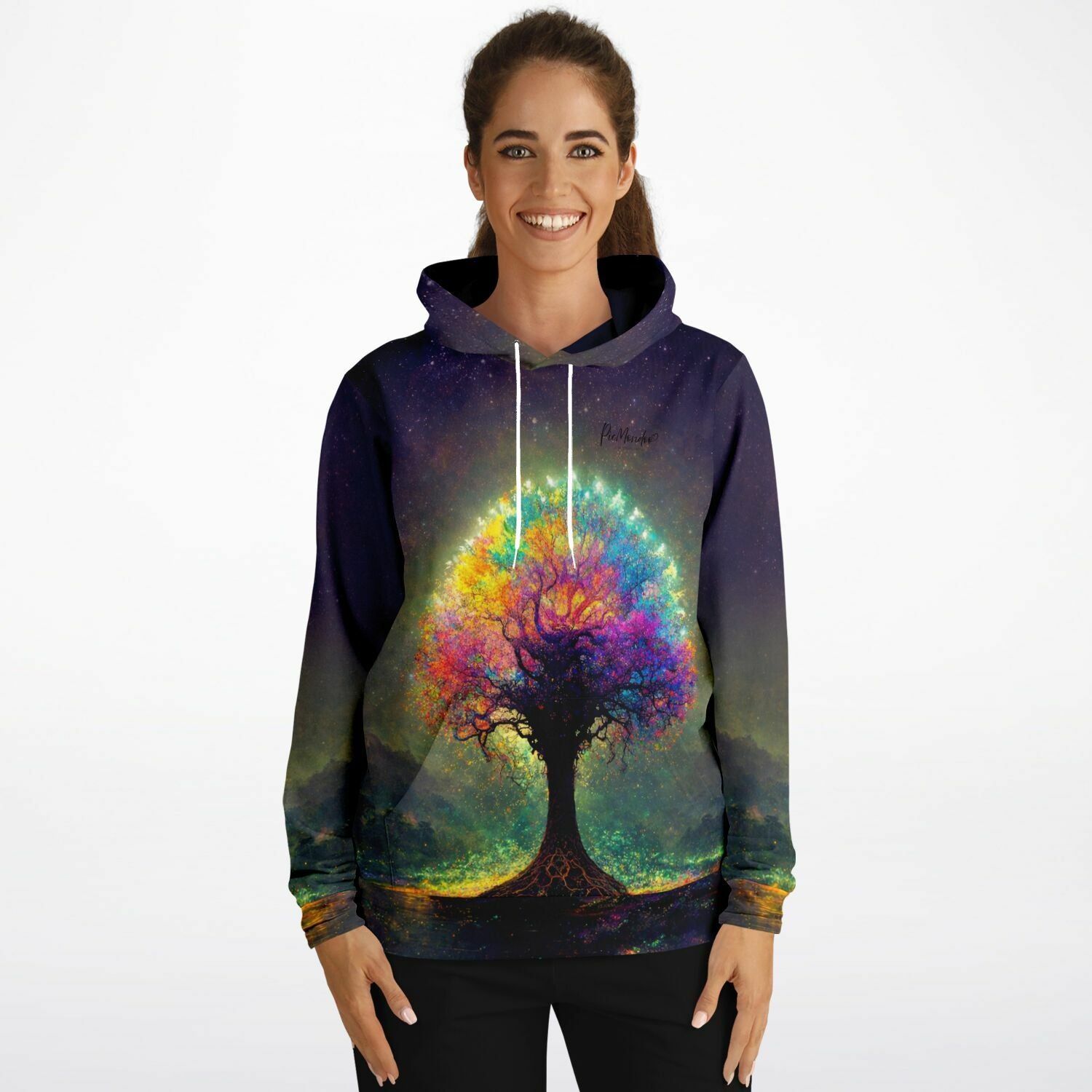 Dreamer Hoodie - Multi Special - Colorful lightning Tree