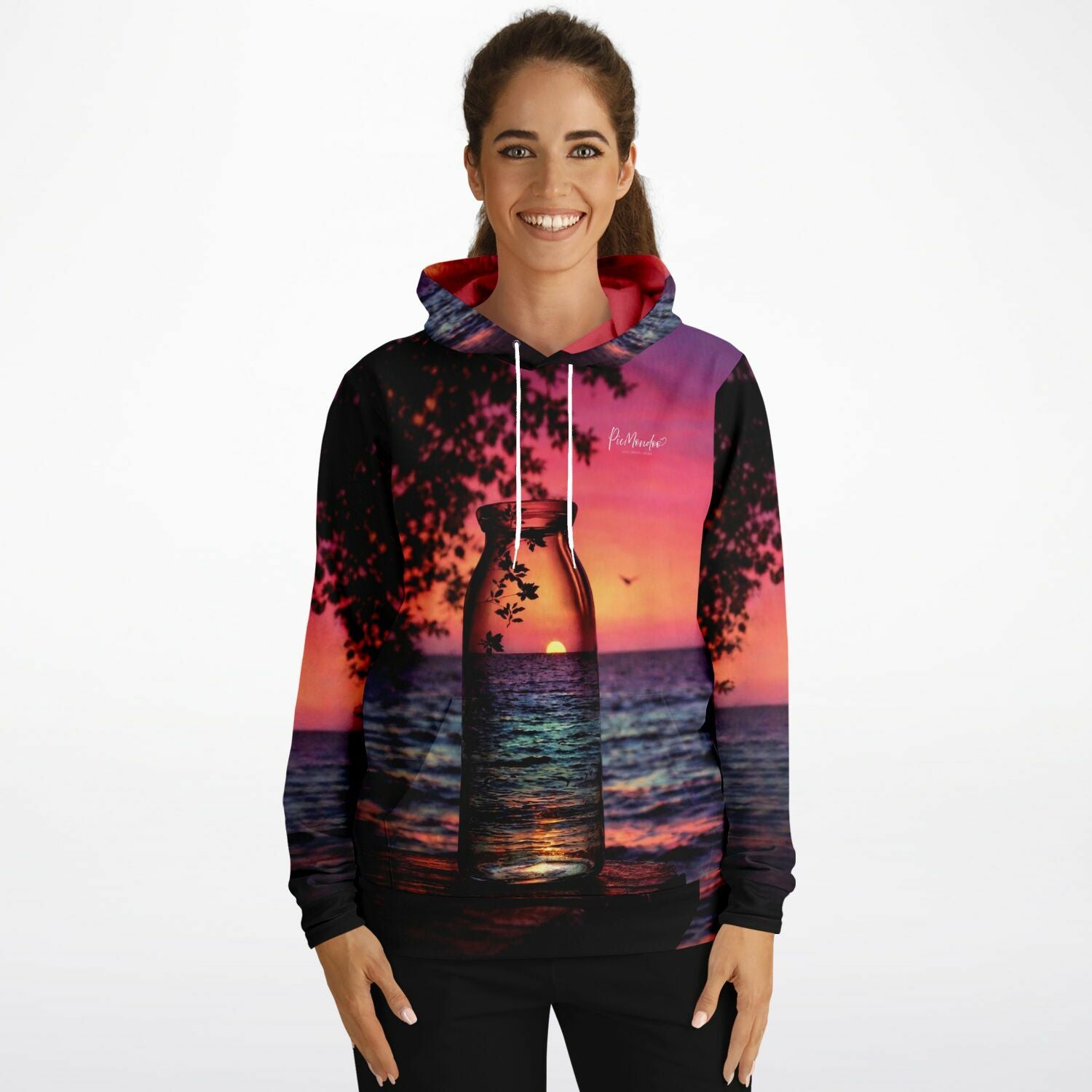 Dreamer Hoodie - Roter Sonnenuntergang