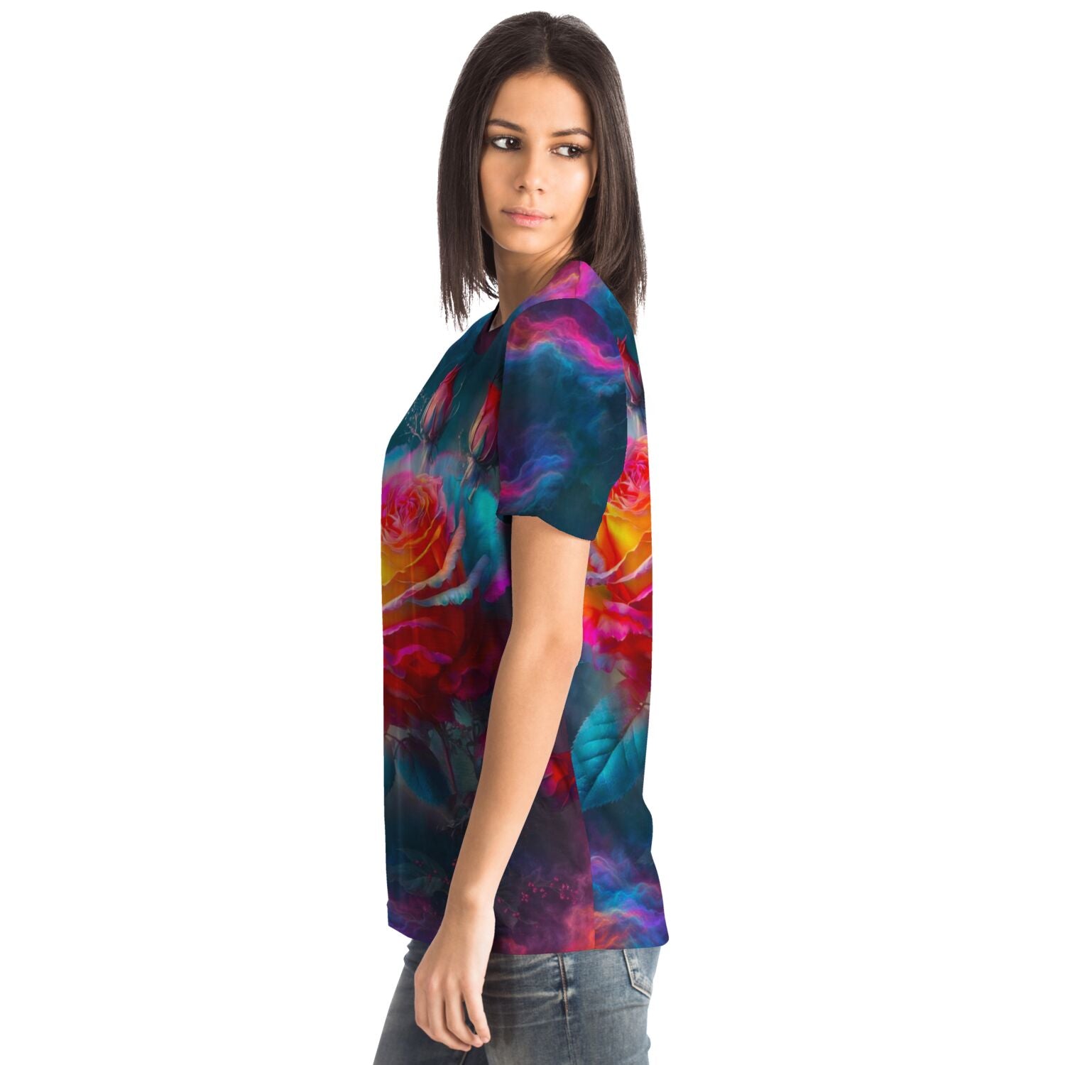 Dreamer T-Shirt - Zarte Rosenblüte