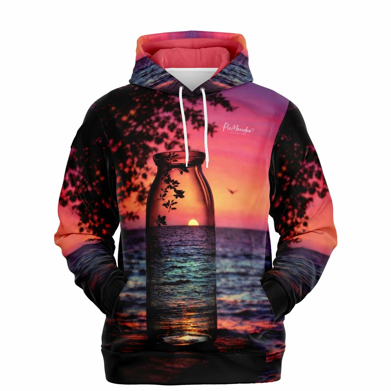 Dreamer Hoodie - Roter Sonnenuntergang