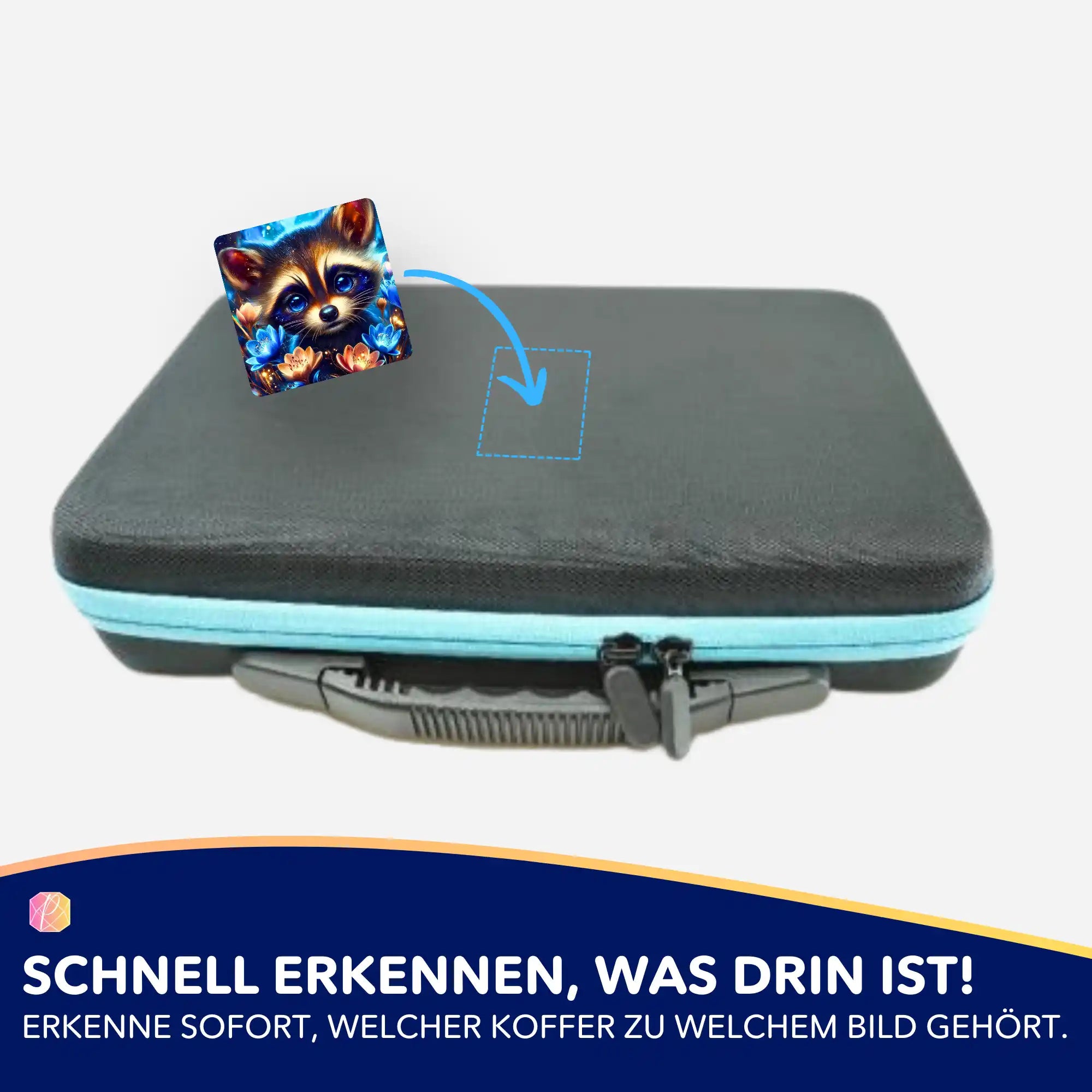 Aufkleber 5er-Set - Augen voller Nacht