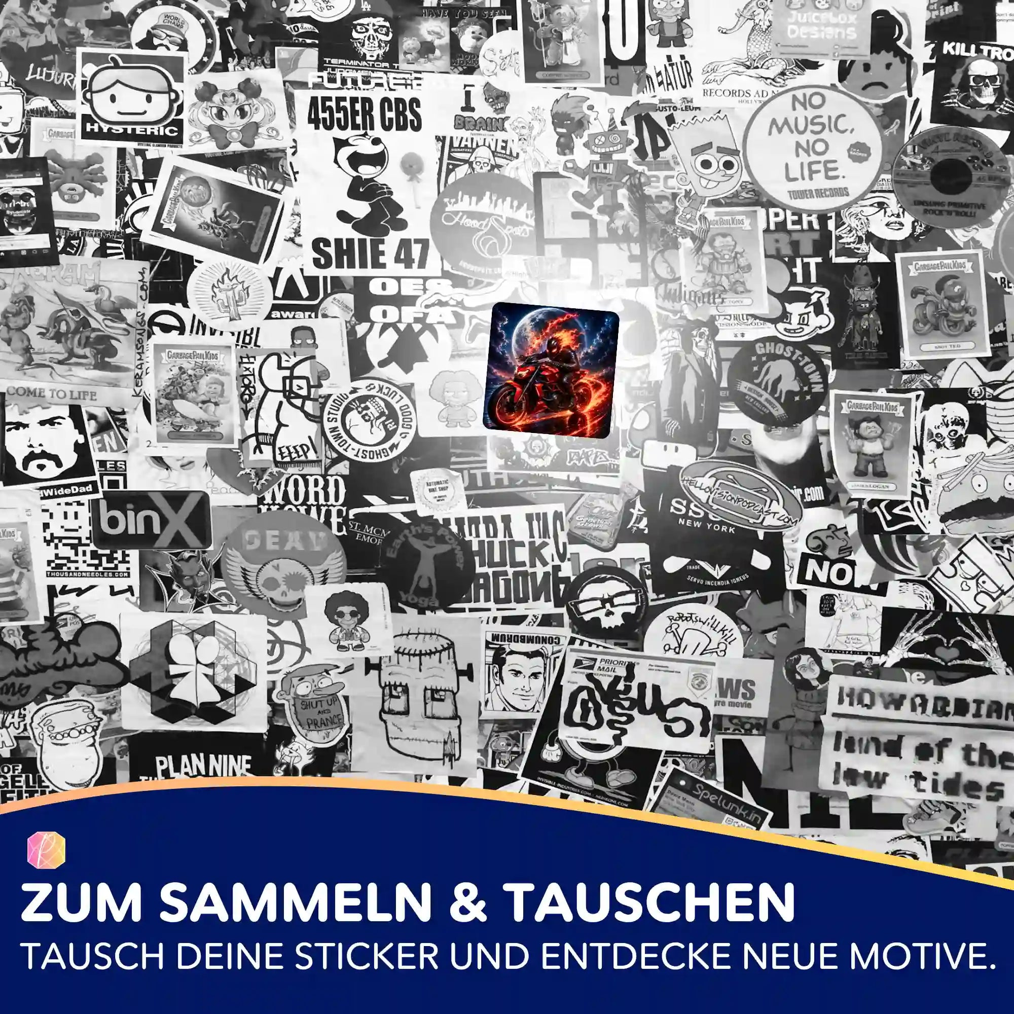 5er-Set Grenzgänger Sticker für Diamond Painting und Bastelprojekte zur Organisation von Zubehör