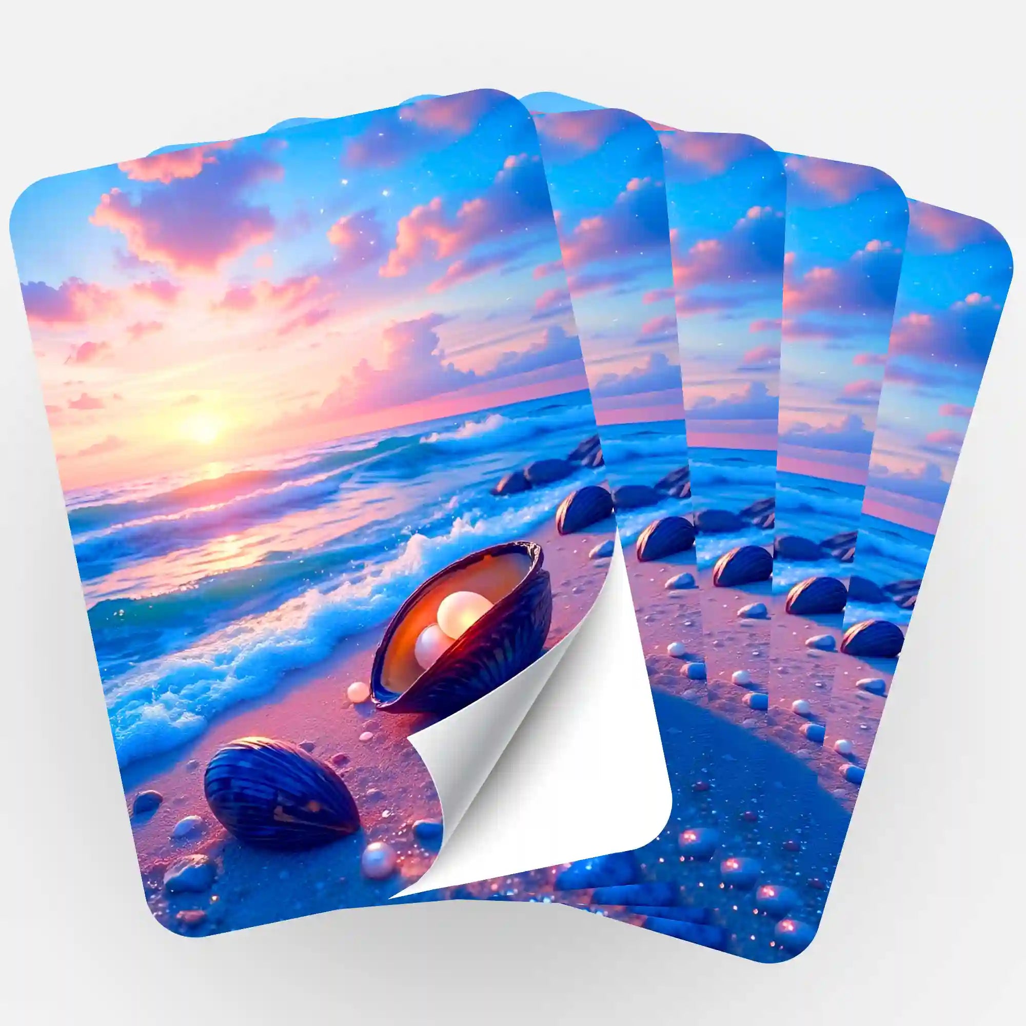 Aufkleber 5er-Set - Strandliebe