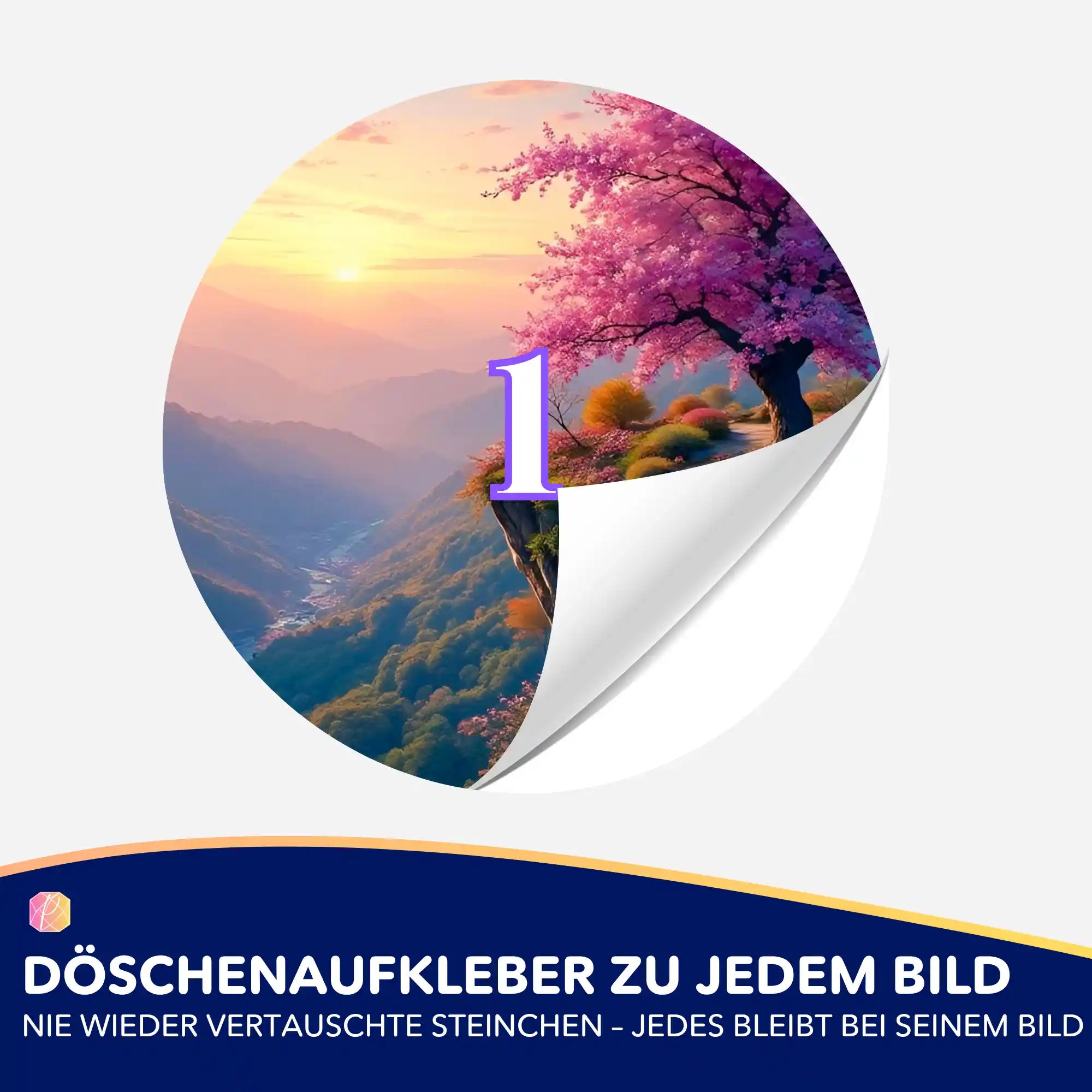 Döschenaufkleber - Morgendämmerung