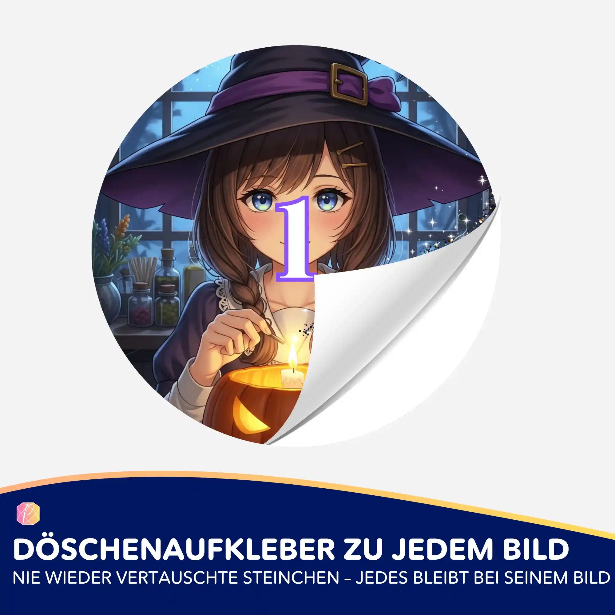 Döschenaufkleber - Little Sabrina