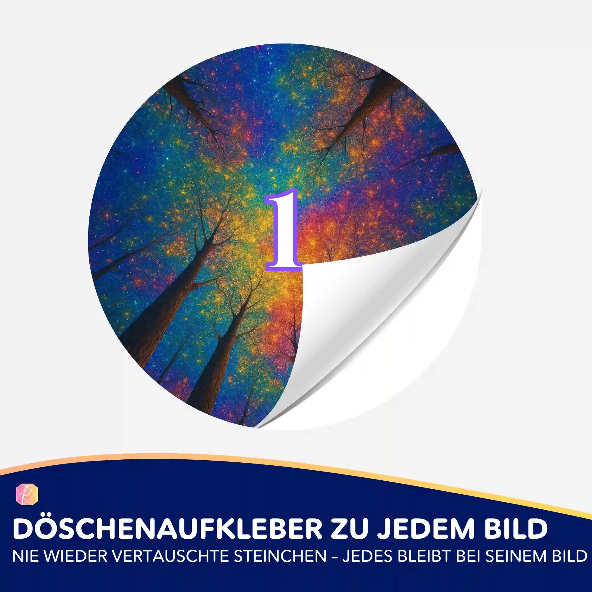 Döschenaufkleber - Jennifer Special - Regenbogenwald