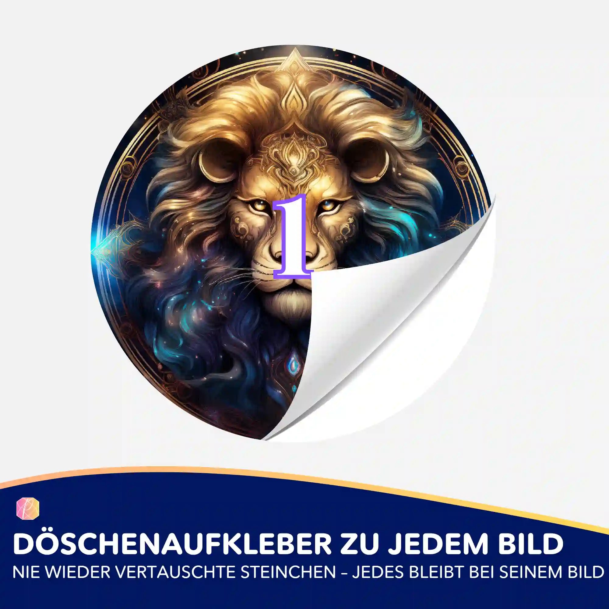 Döschenaufkleber - Sternzeichen Löwe "Limited Edition"