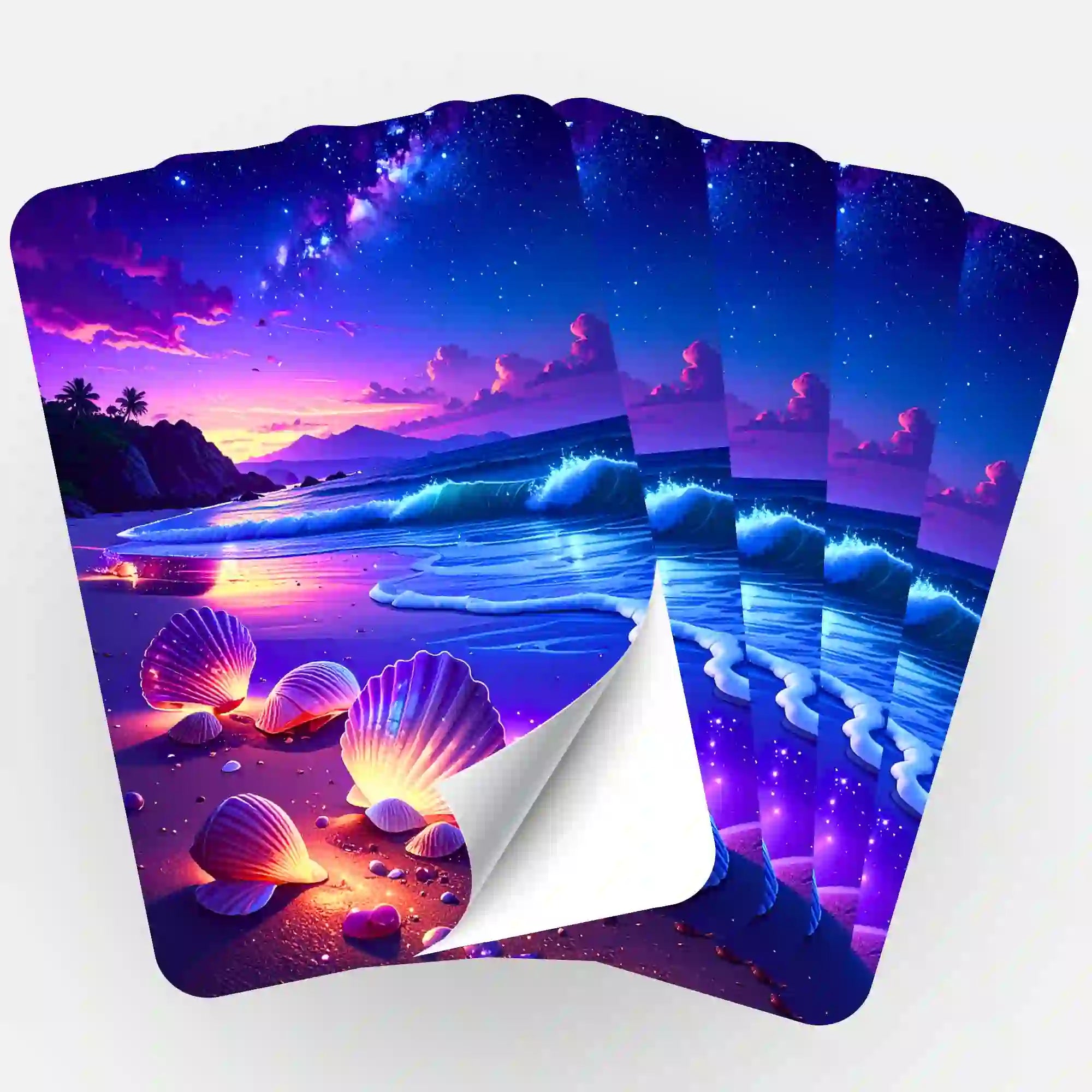 Aufkleber 5er-Set - Die Wunschmuscheln "Limited Edition"