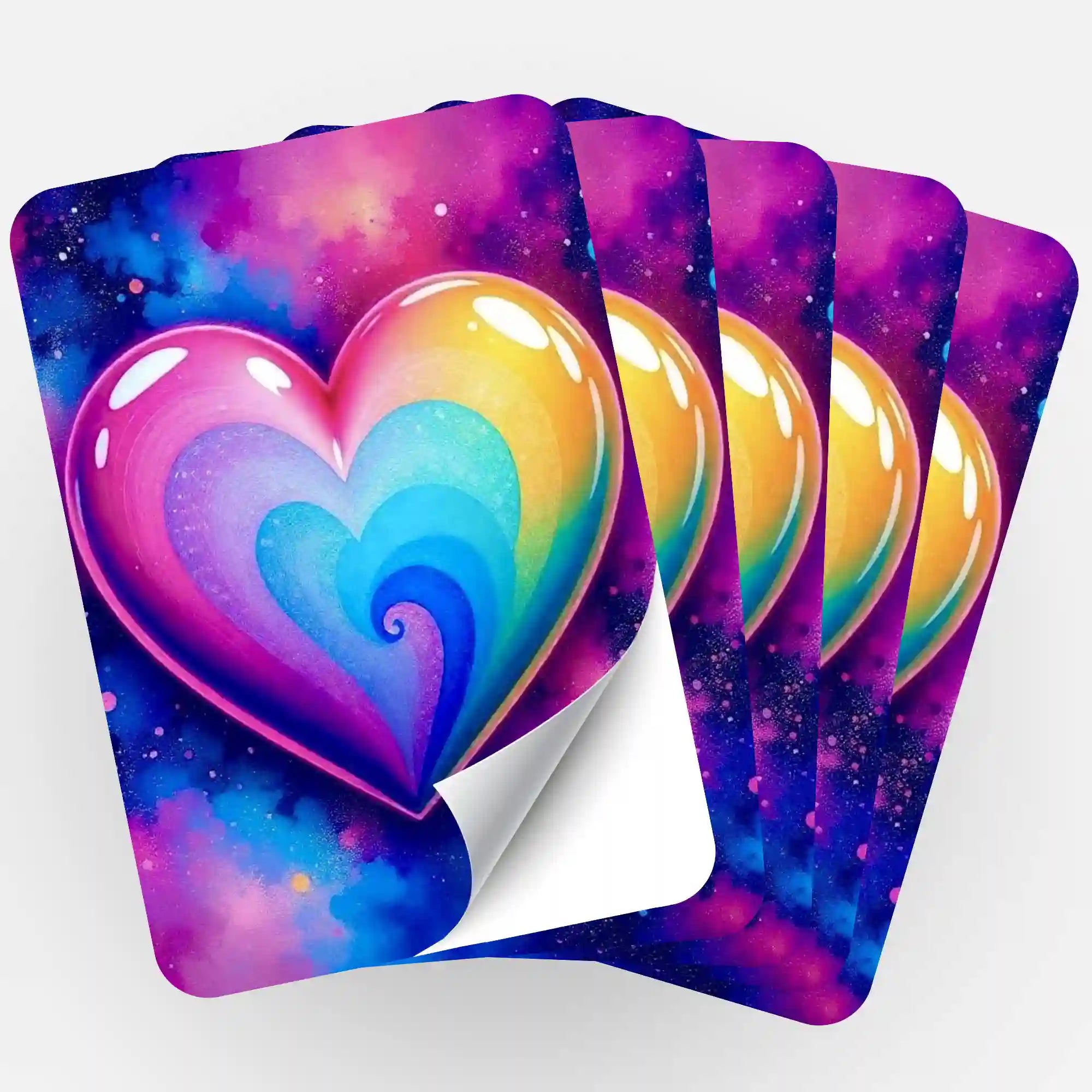 Aufkleber 5er-Set - Love