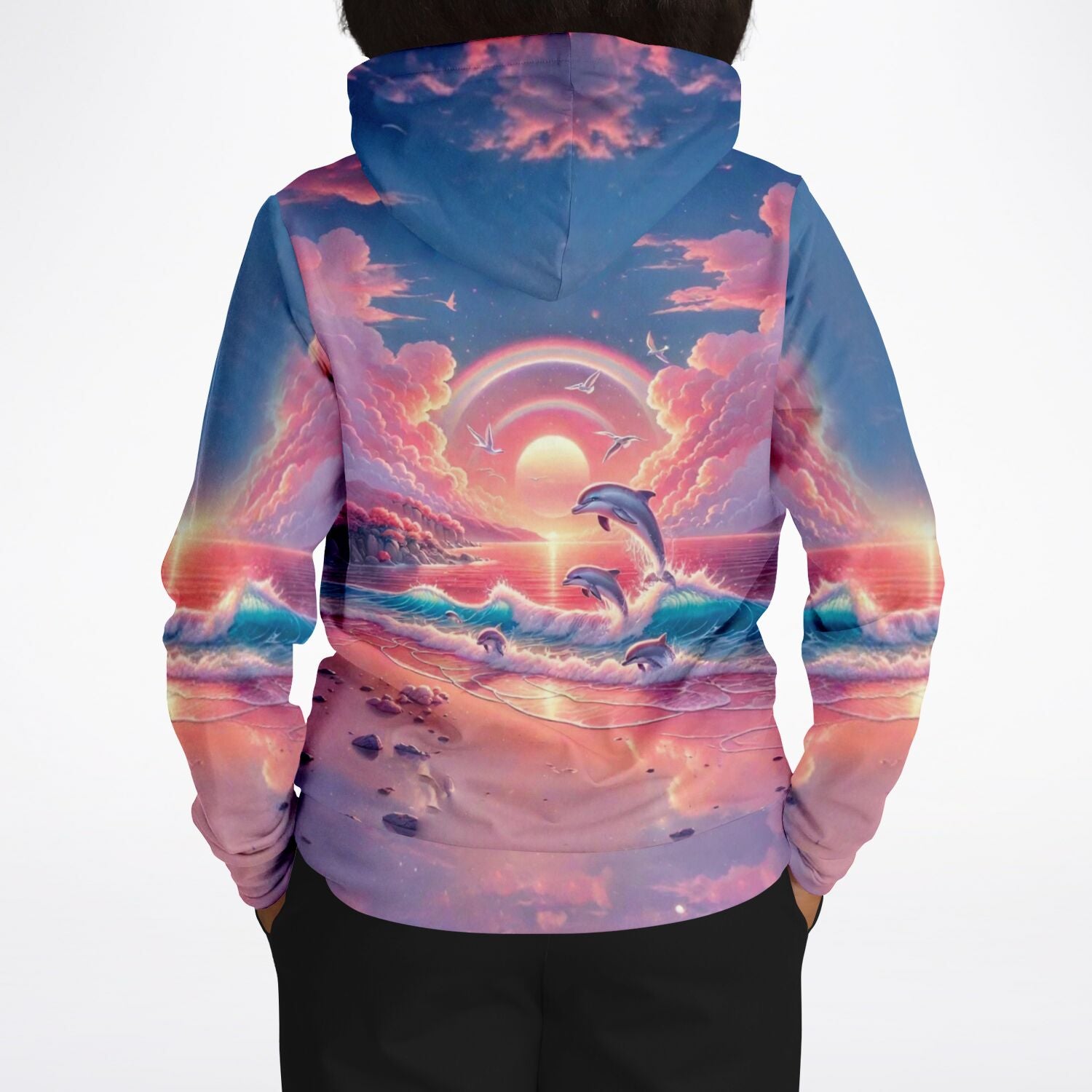 Dreamer Hoodie - Pinkes Meeresrauschen