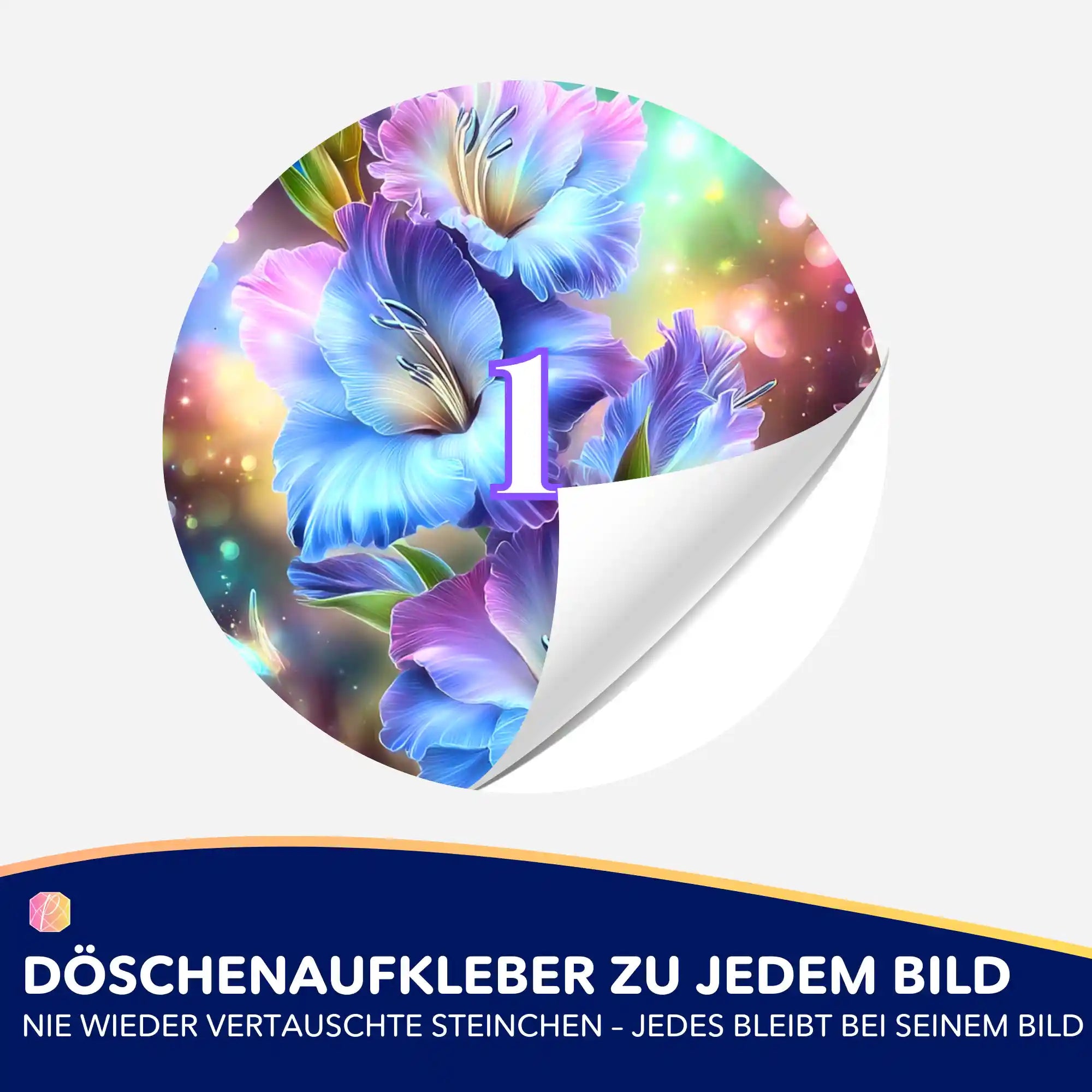 Döschenaufkleber - Schwert aus Seide