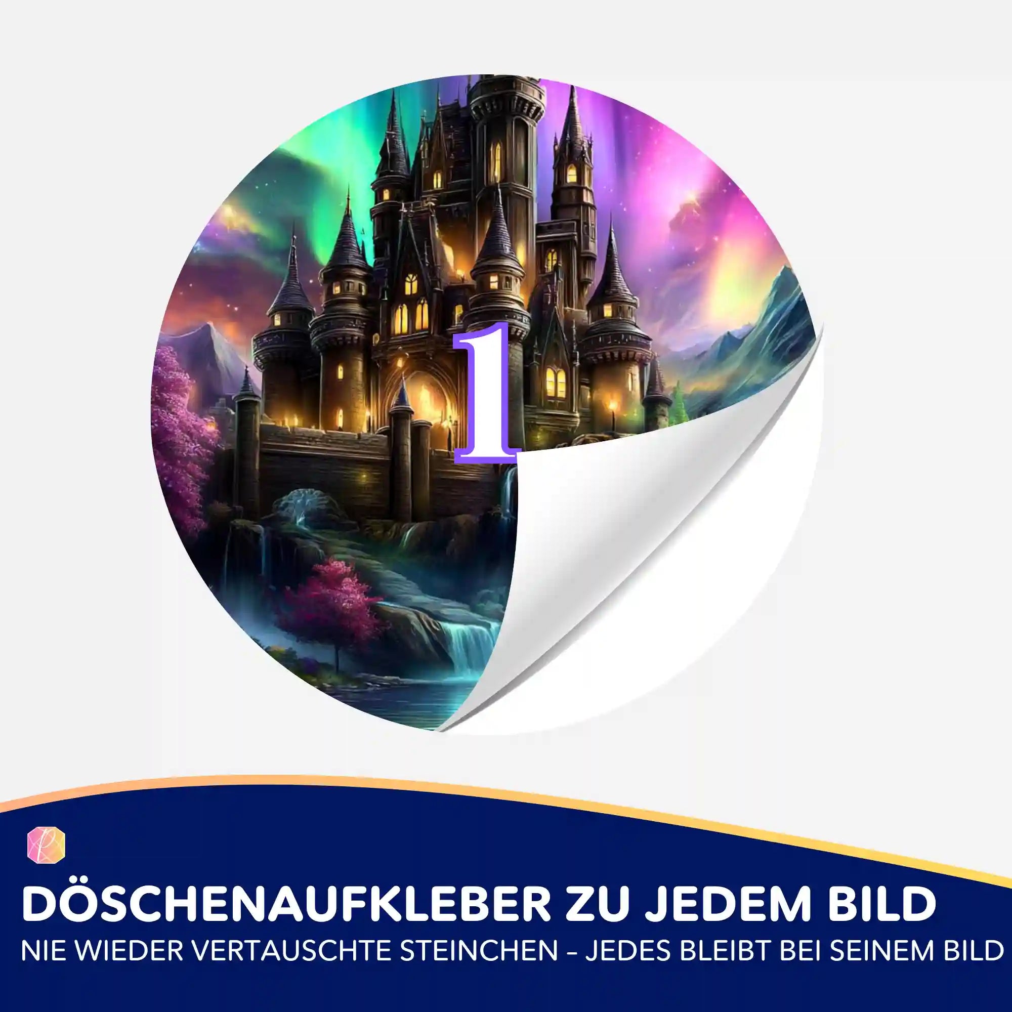 Döschenaufkleber - Echos des Himmels