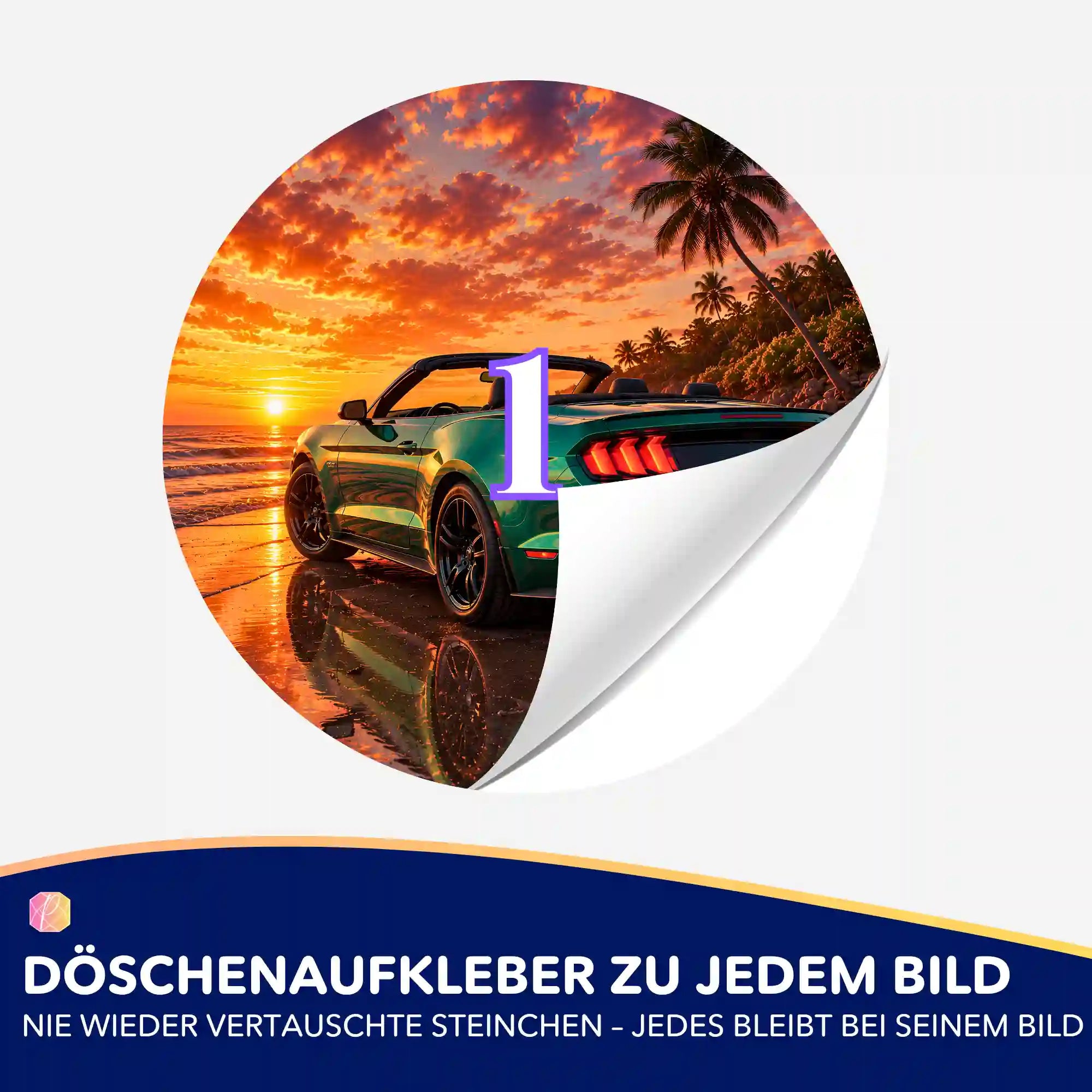 Döschenaufkleber - Sonnenkilometer