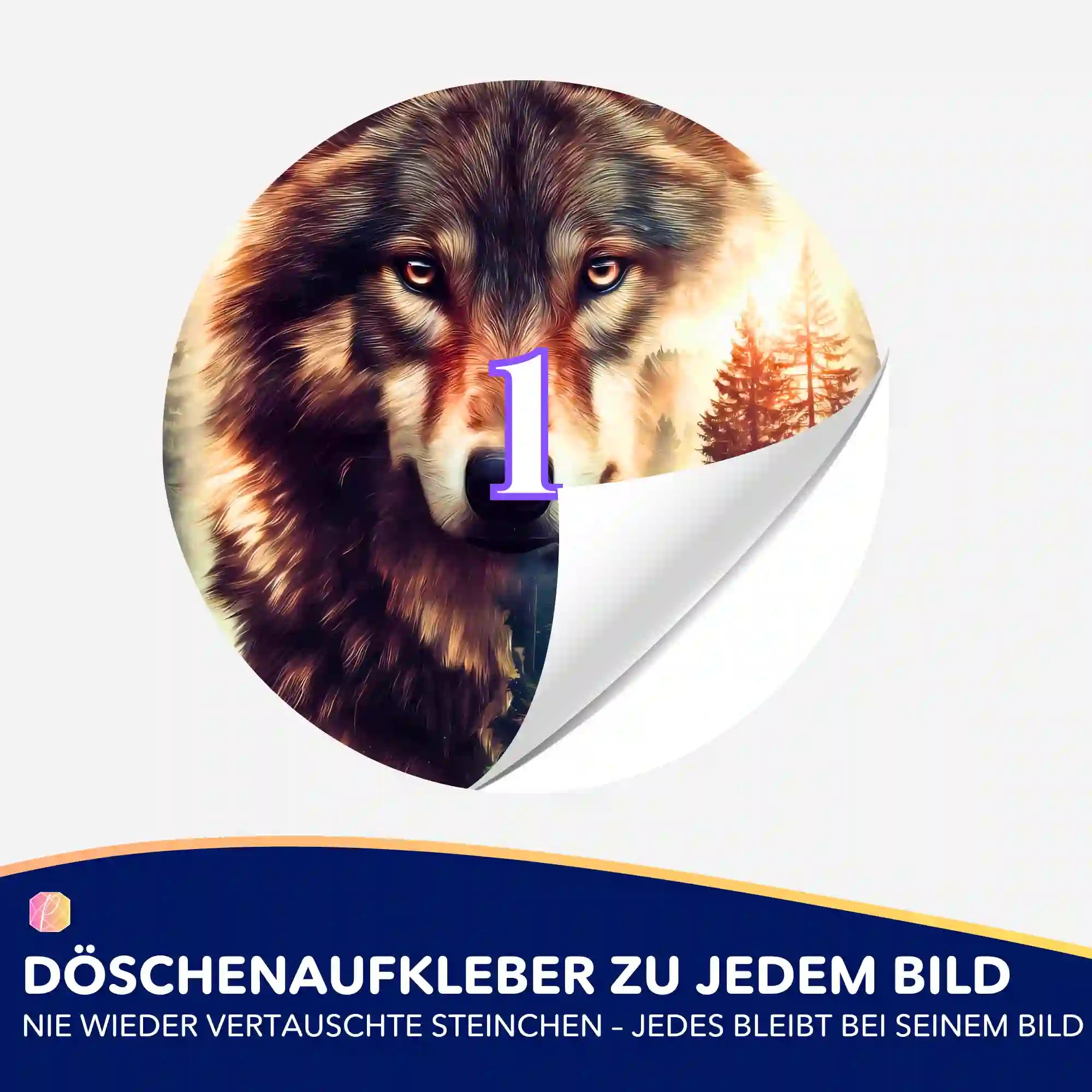 Döschenaufkleber - Geist des Waldes