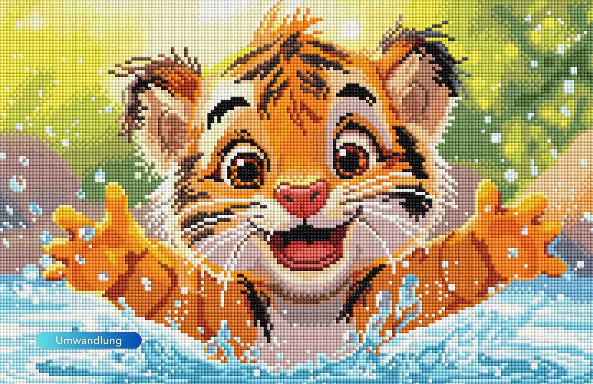 Diamond Painting - Platsch ins Glück