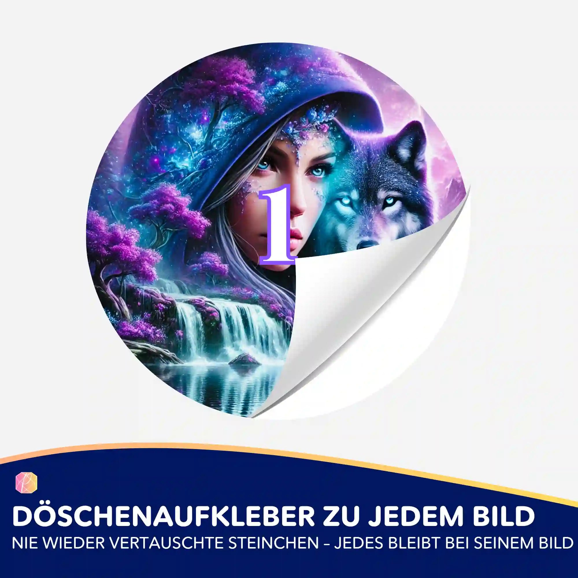Döschenaufkleber - Eleonora and the Wolf "Limited Edition"