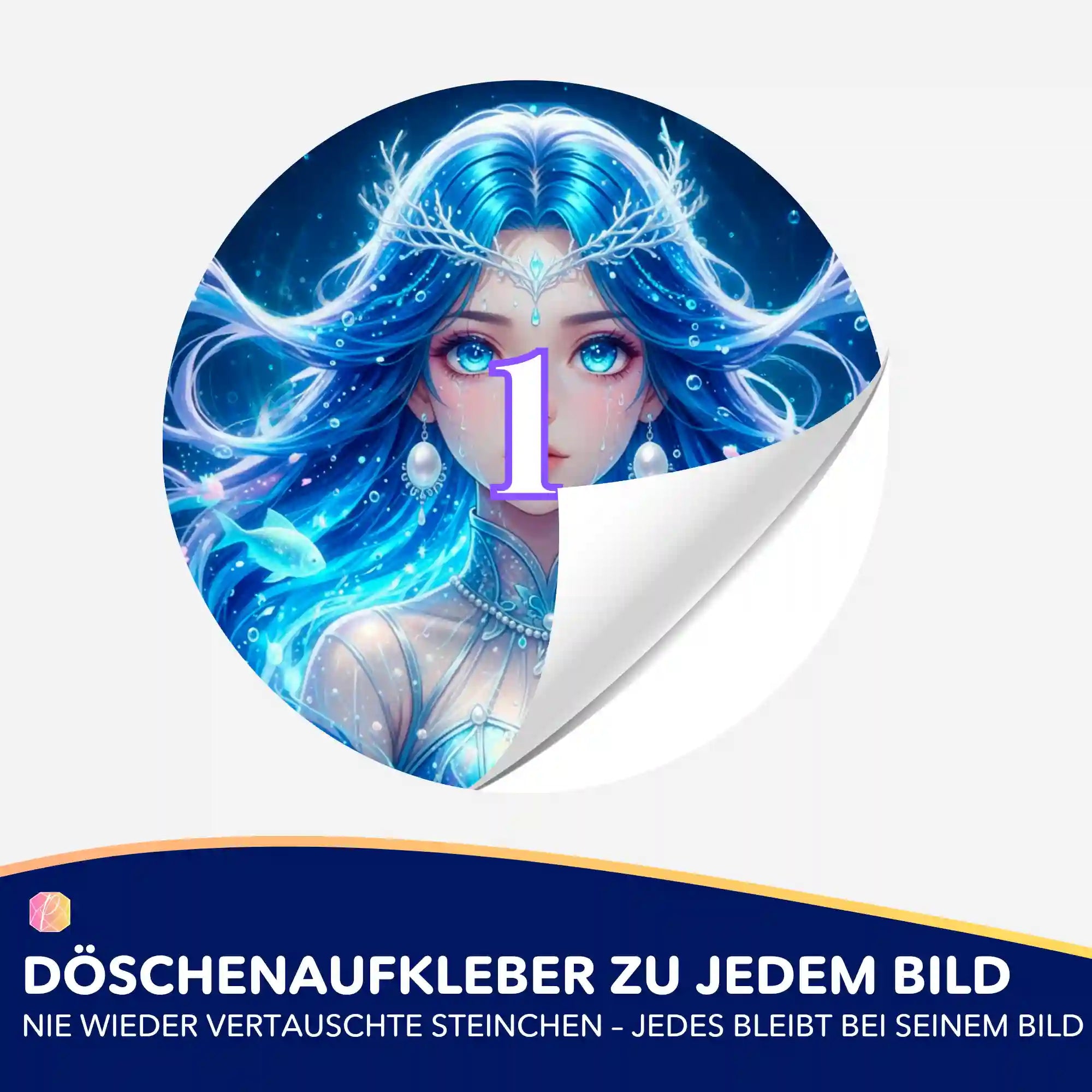 Döschenaufkleber - Nerelya Hüterin der Tiefe