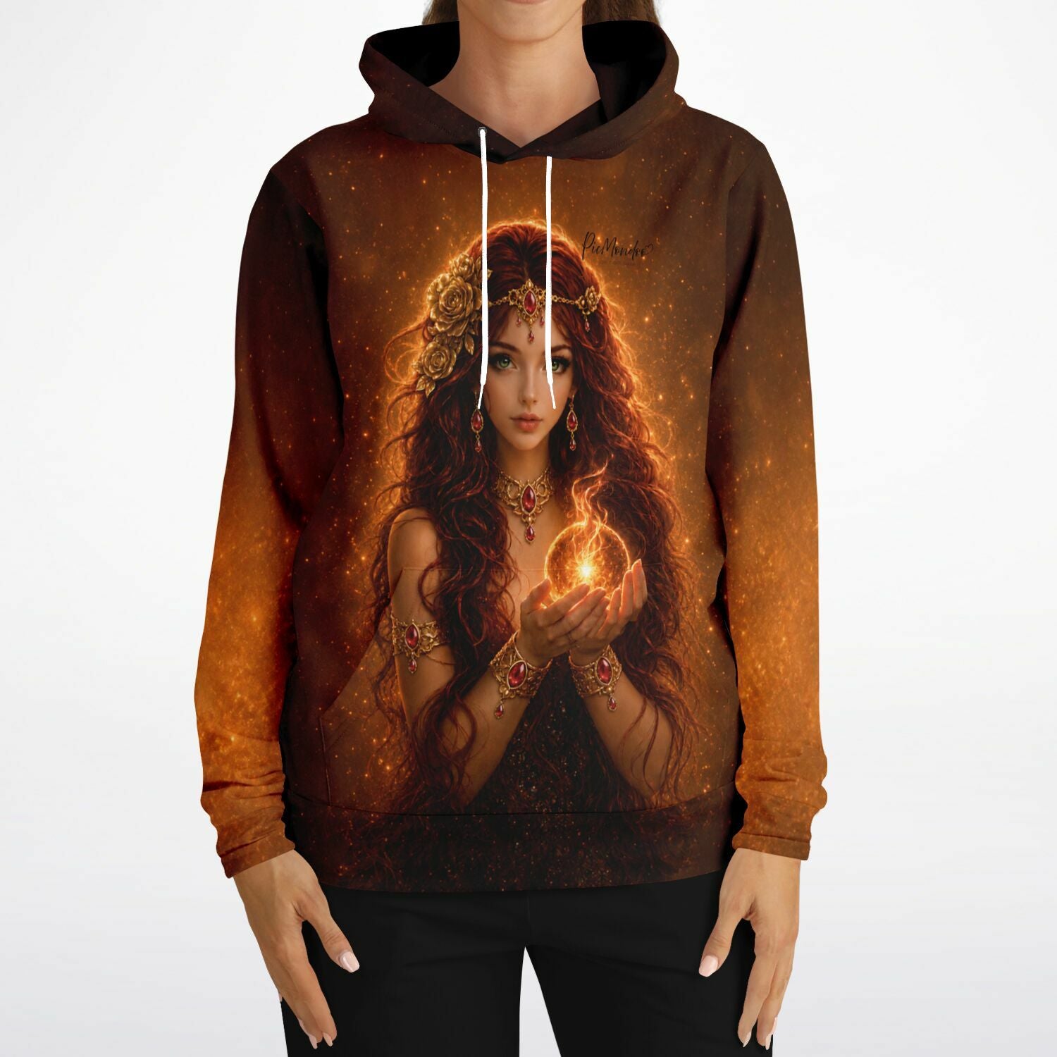 Dreamer Hoodie Göttin der Sonne mit magischem Sonnenmotiv für Fans von Diamond Painting und Malen nach Zahlen