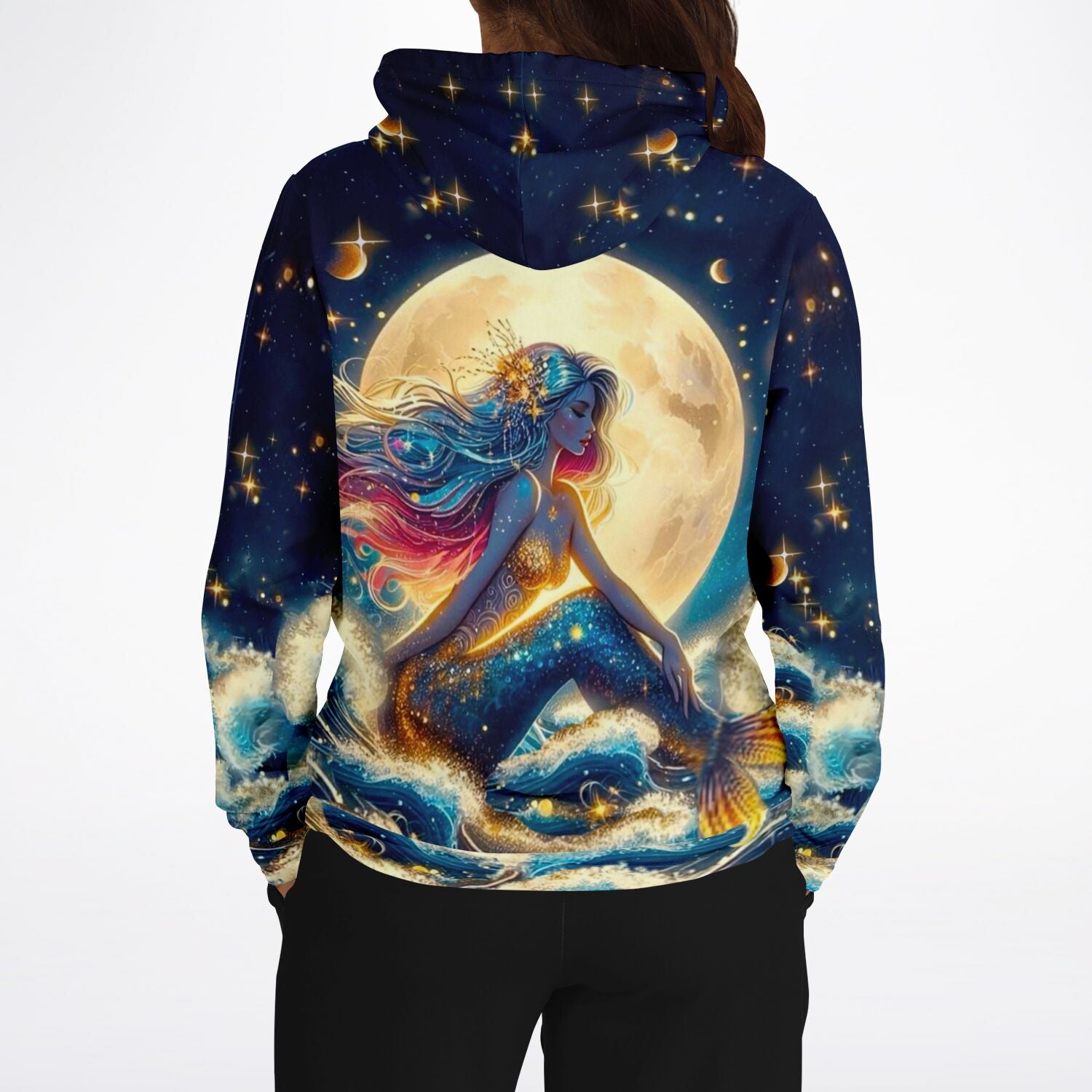 Dreamer Hoodie - Meerjungfrau im Sternenhimmel