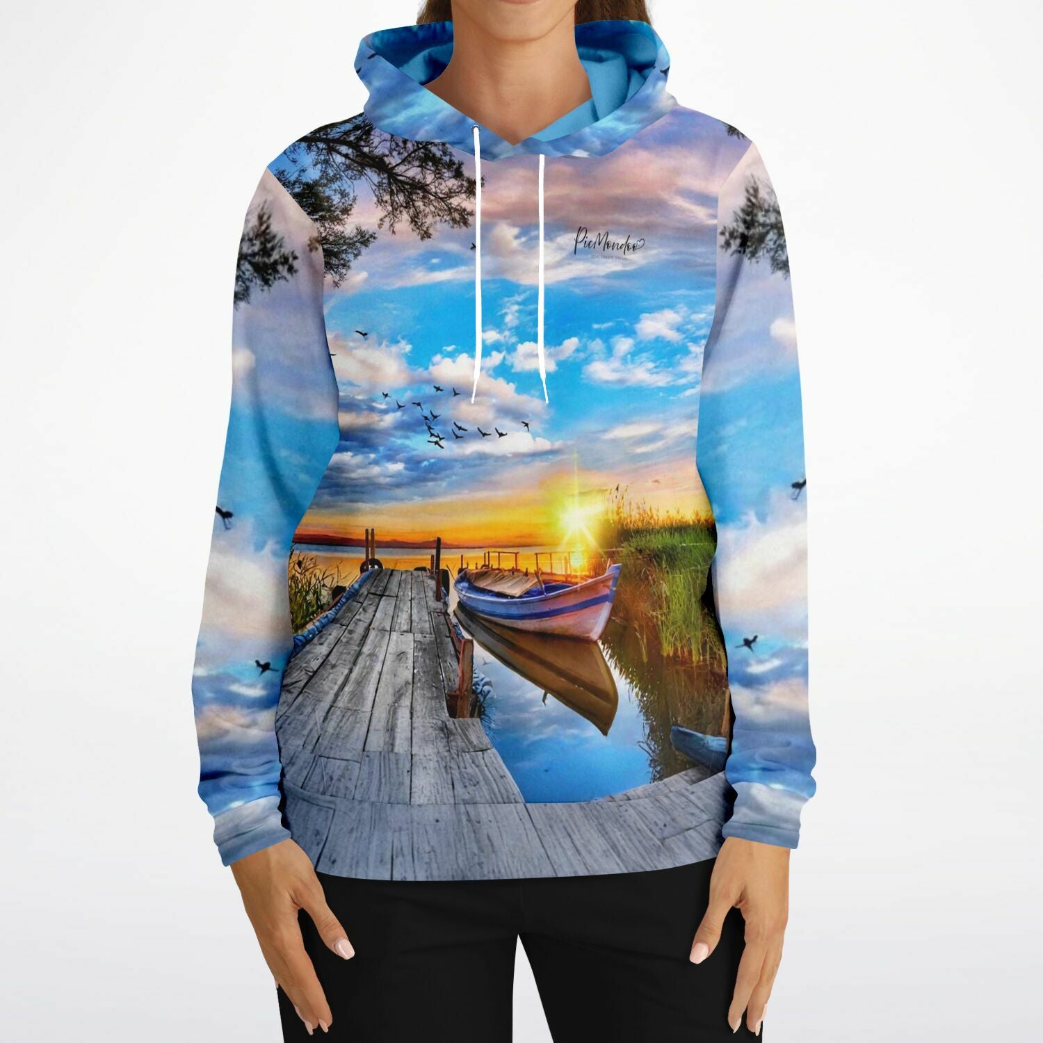 Dreamer Hoodie - Sonniger Abend am See