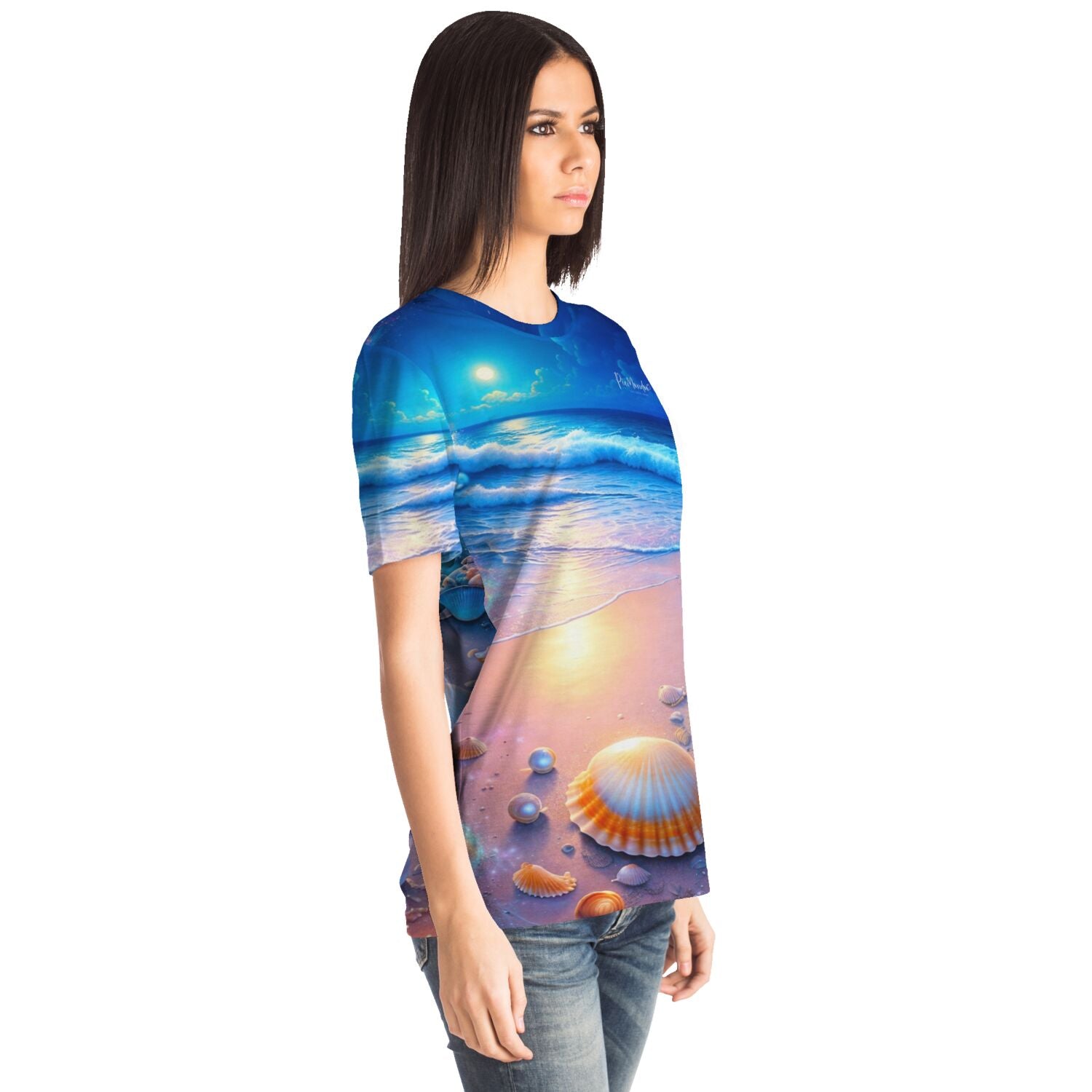Dreamer T-Shirt - Strand im Nachtglanz