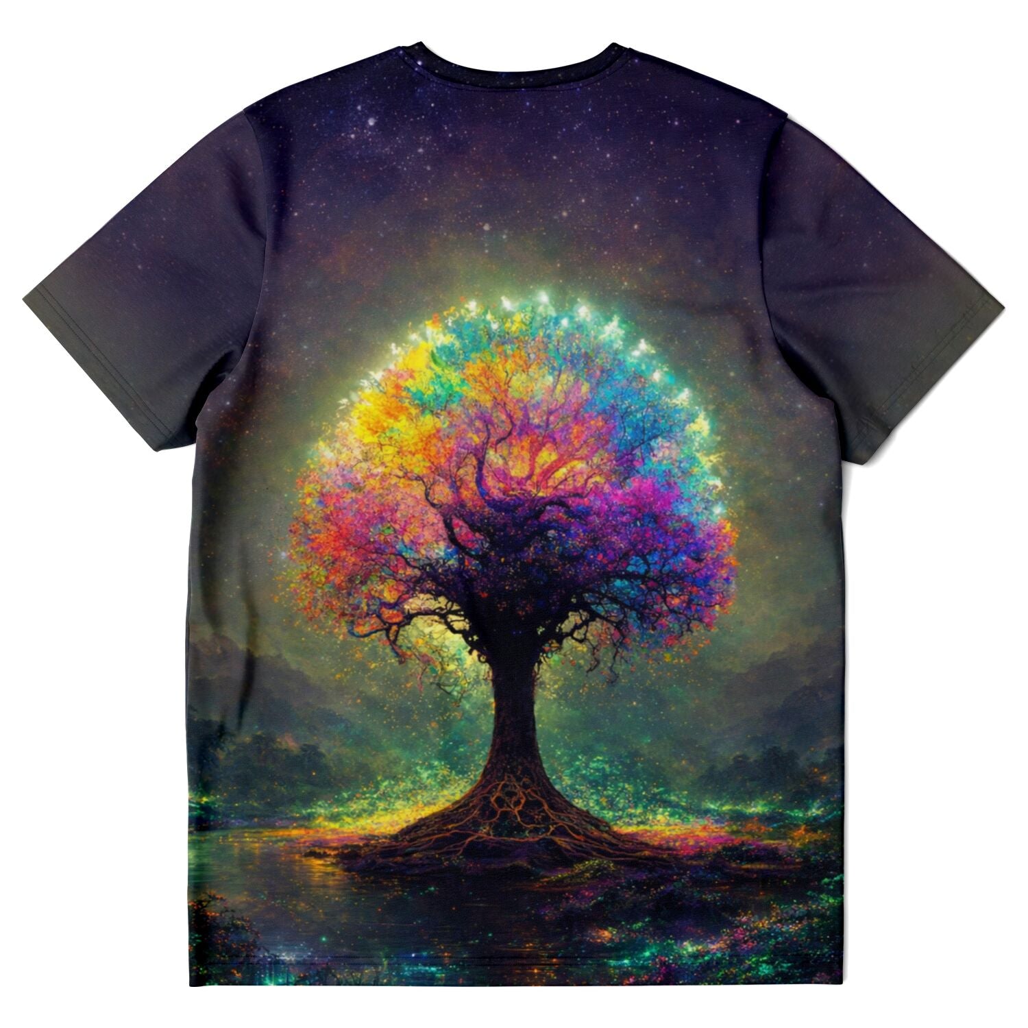 Dreamer T-Shirt - Multi Special - Colorful lightning Tree
