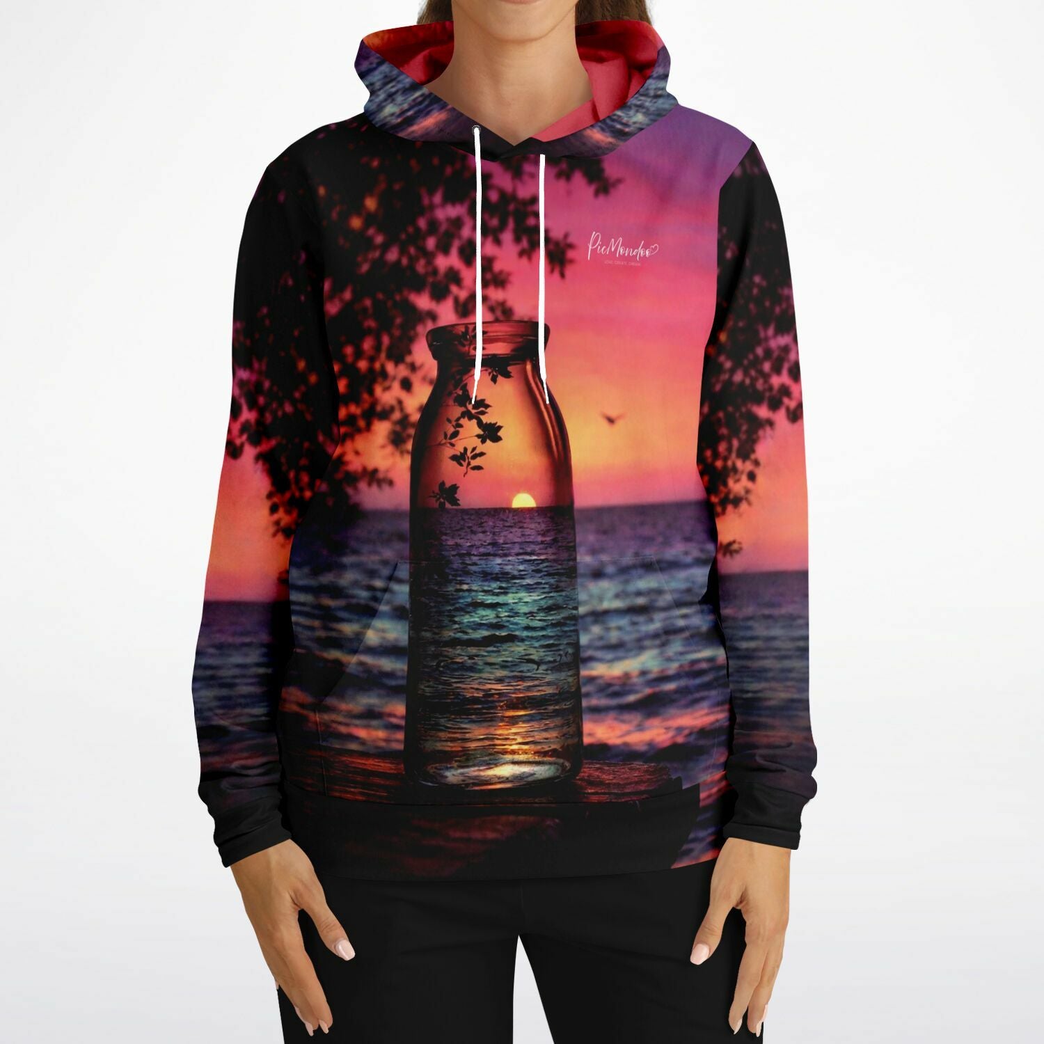 Dreamer Hoodie - Roter Sonnenuntergang