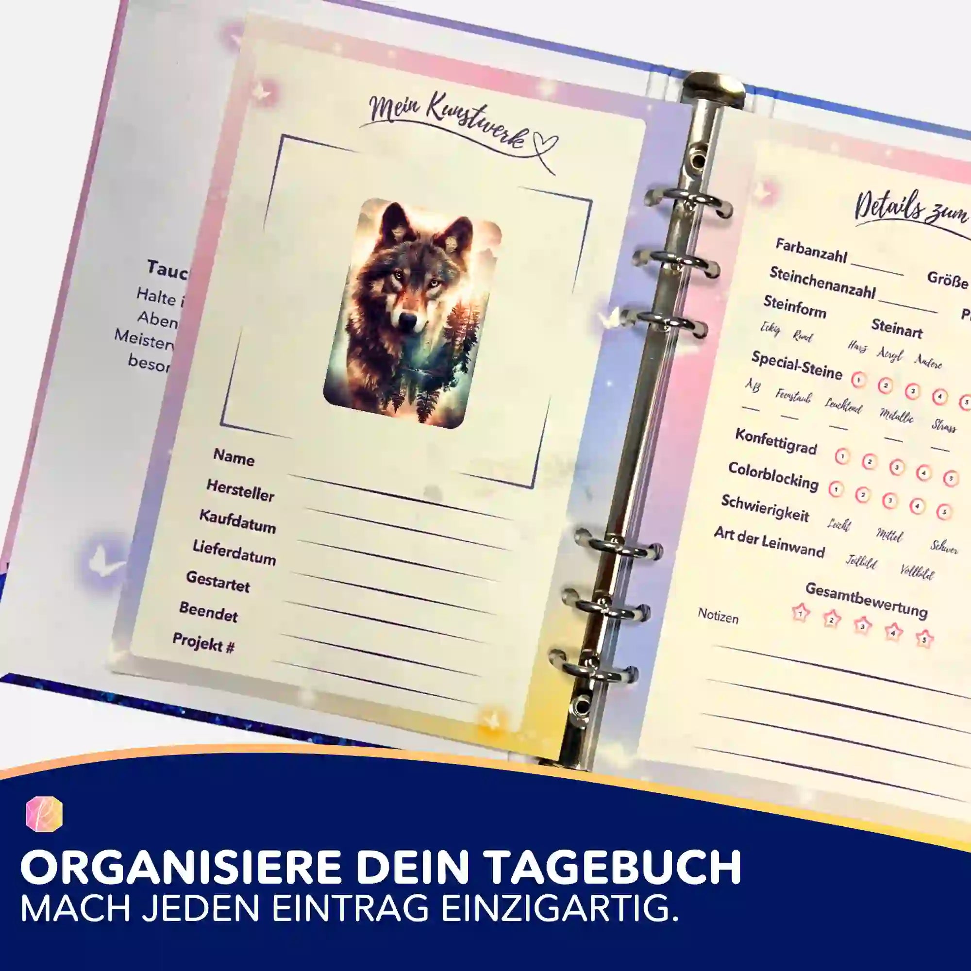 Aufkleber 5er-Set - Geist des Waldes