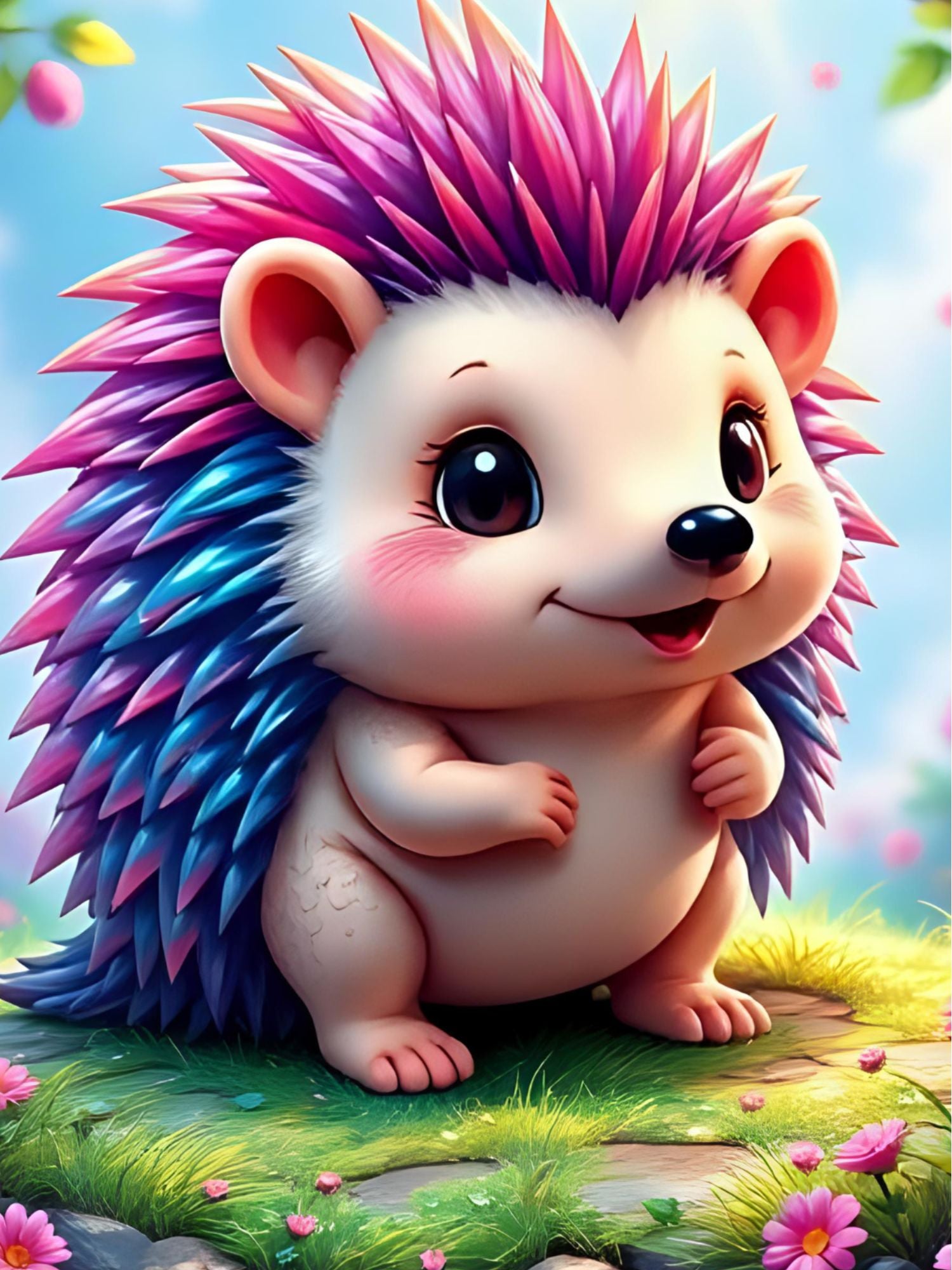Diamond Painting Mini - Igel Ilay