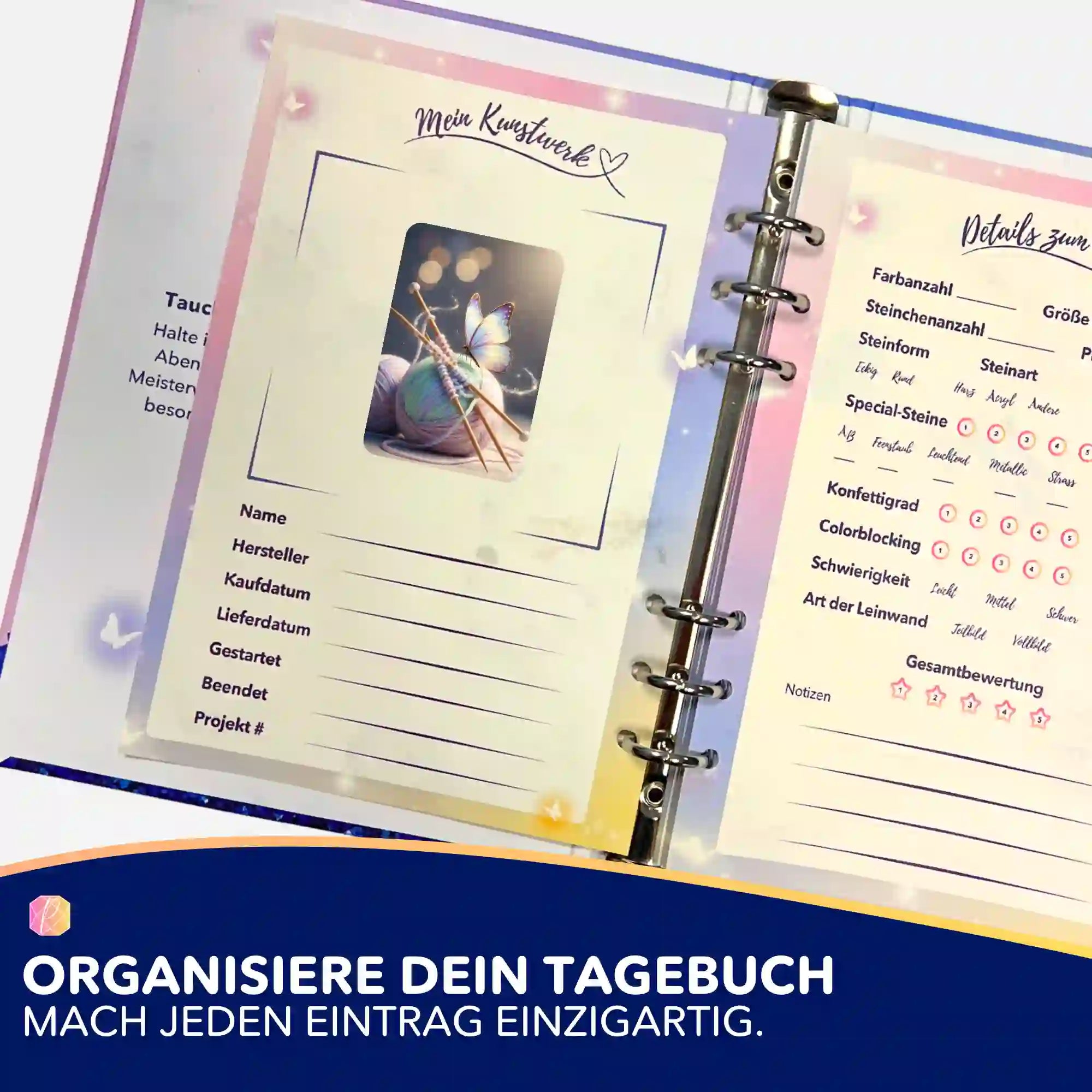Aufkleber 5er-Set - Wollenträume