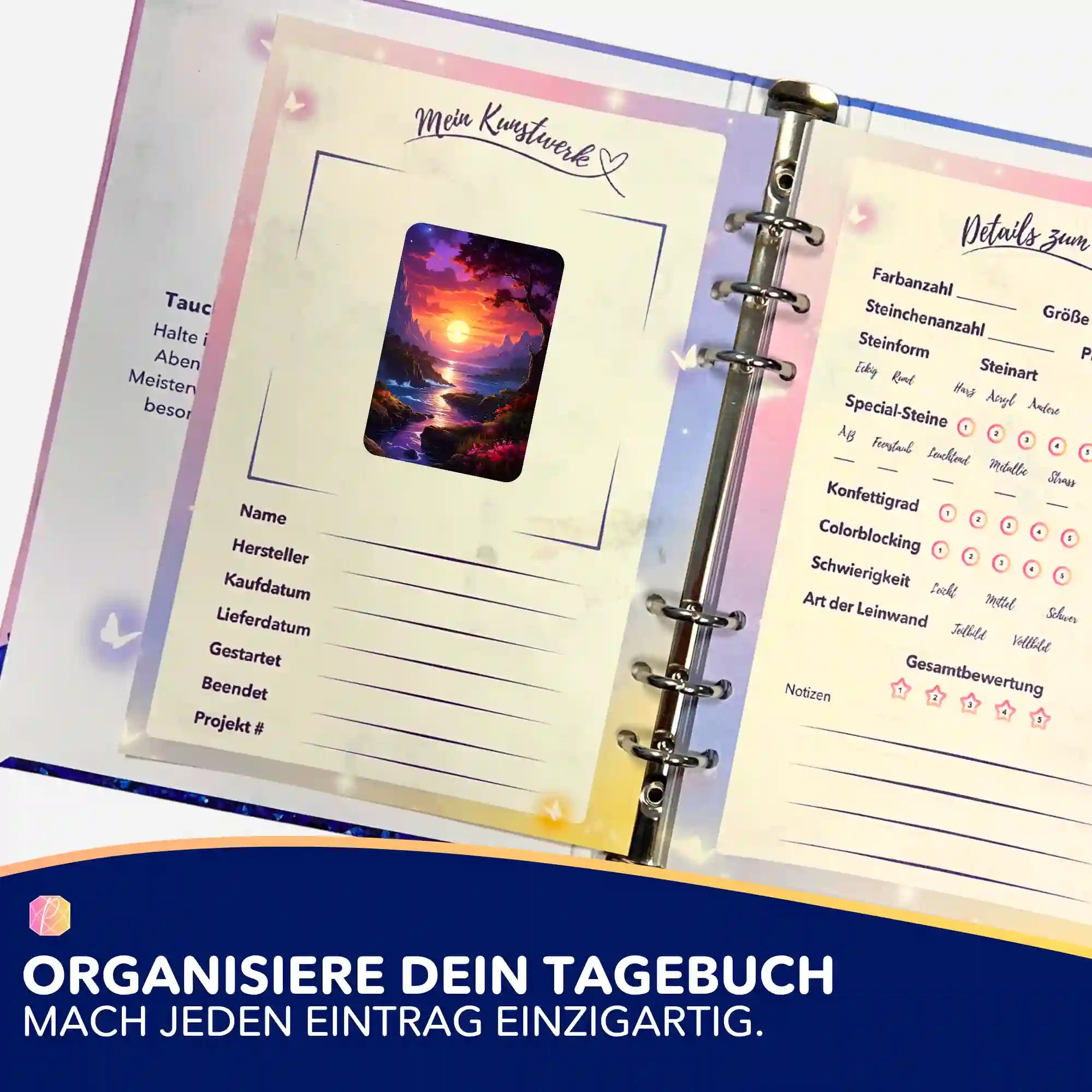 Aufkleber 5er-Set - Melodie des Lichts "Limited Edition"