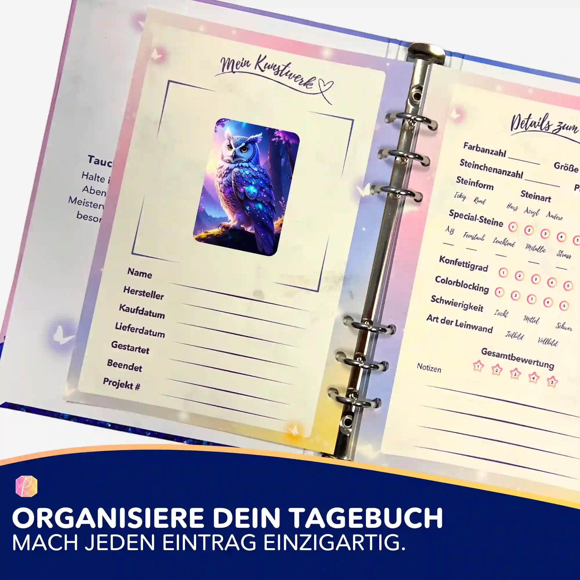 Aufkleber 5er-Set - Hüterin der Dämmerung