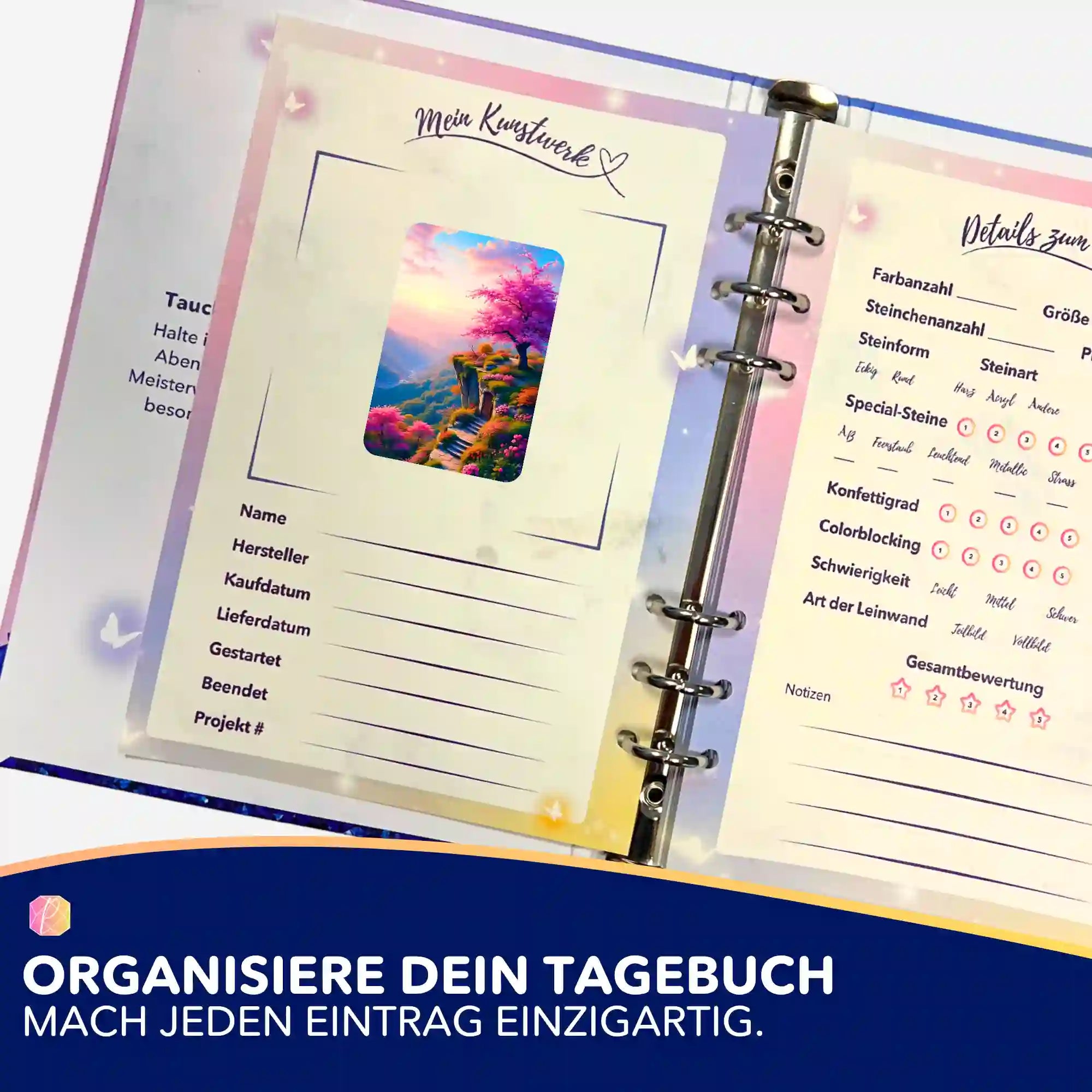 Aufkleber 5er-Set - Morgendämmerung