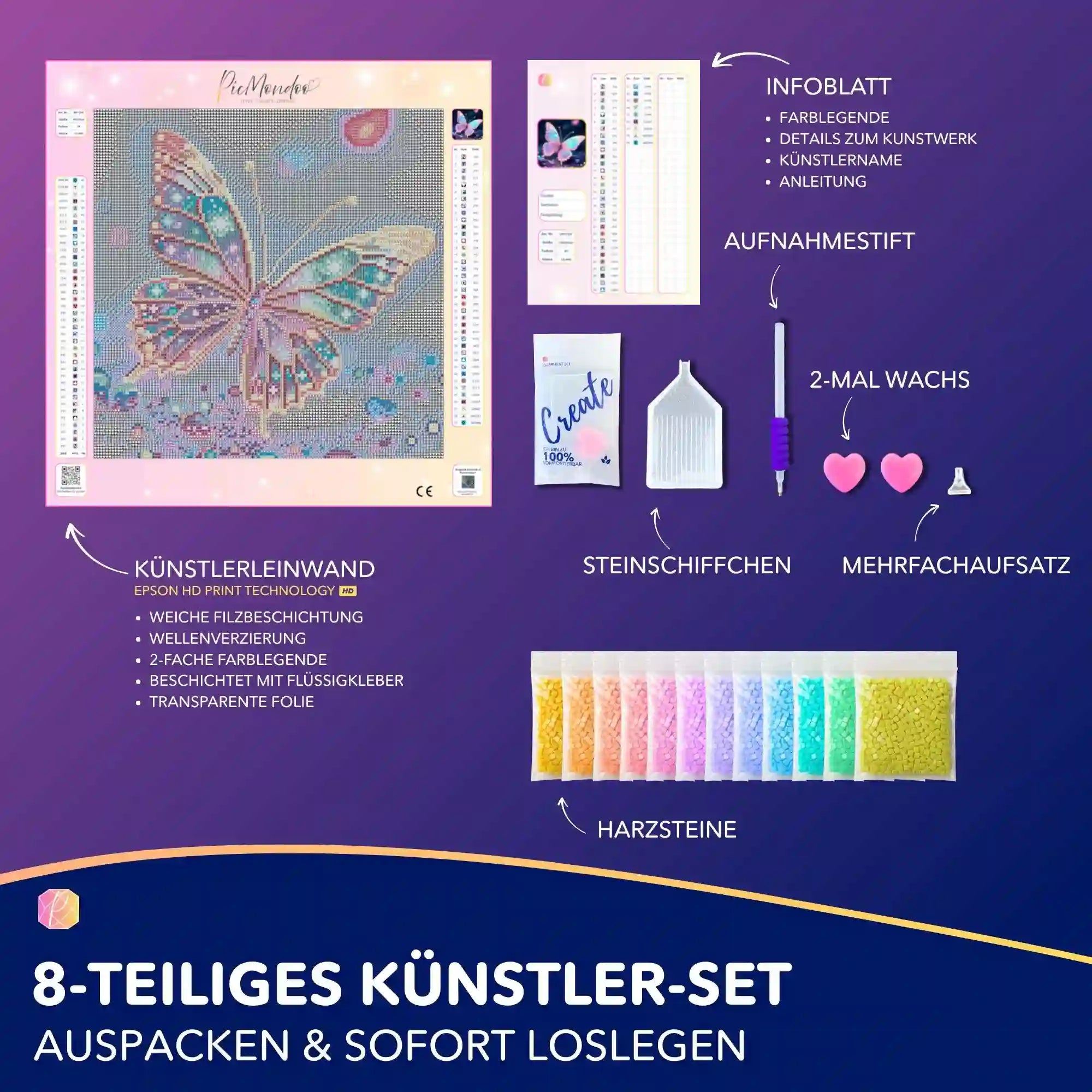 Diamond Painting - Lichttänzer