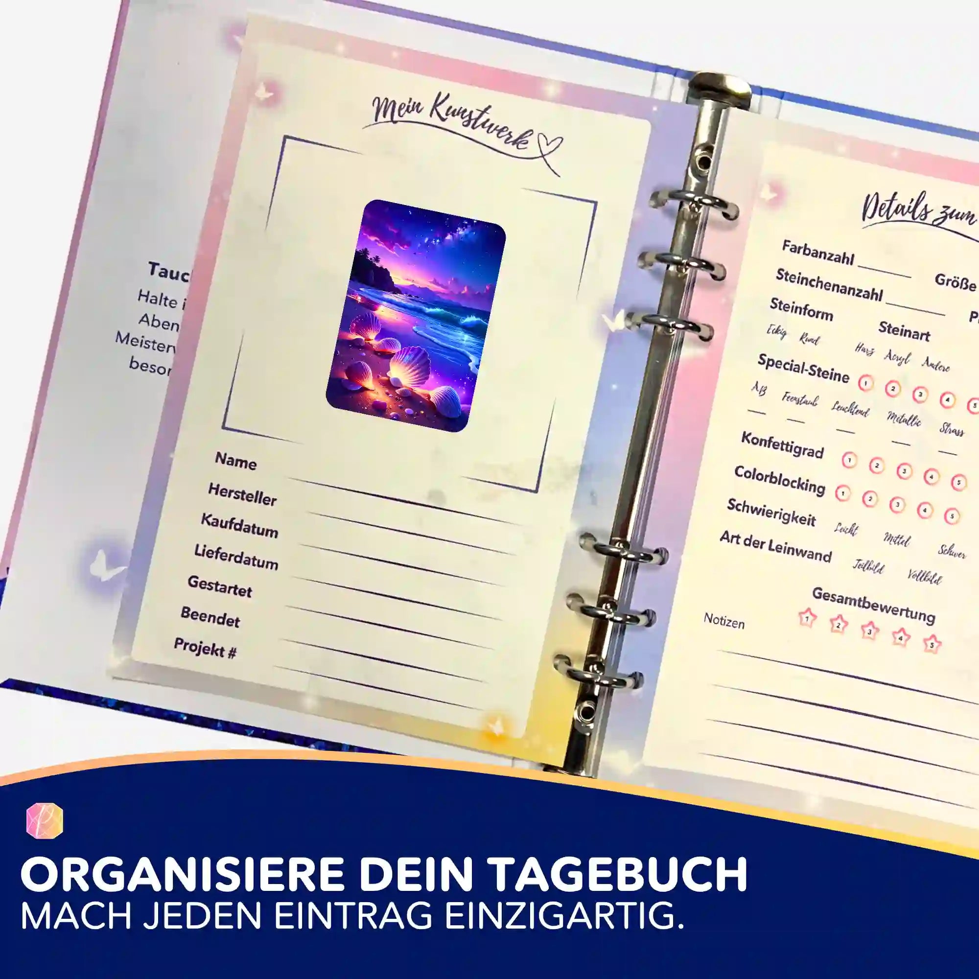 Aufkleber 5er-Set - Die Wunschmuscheln "Limited Edition"