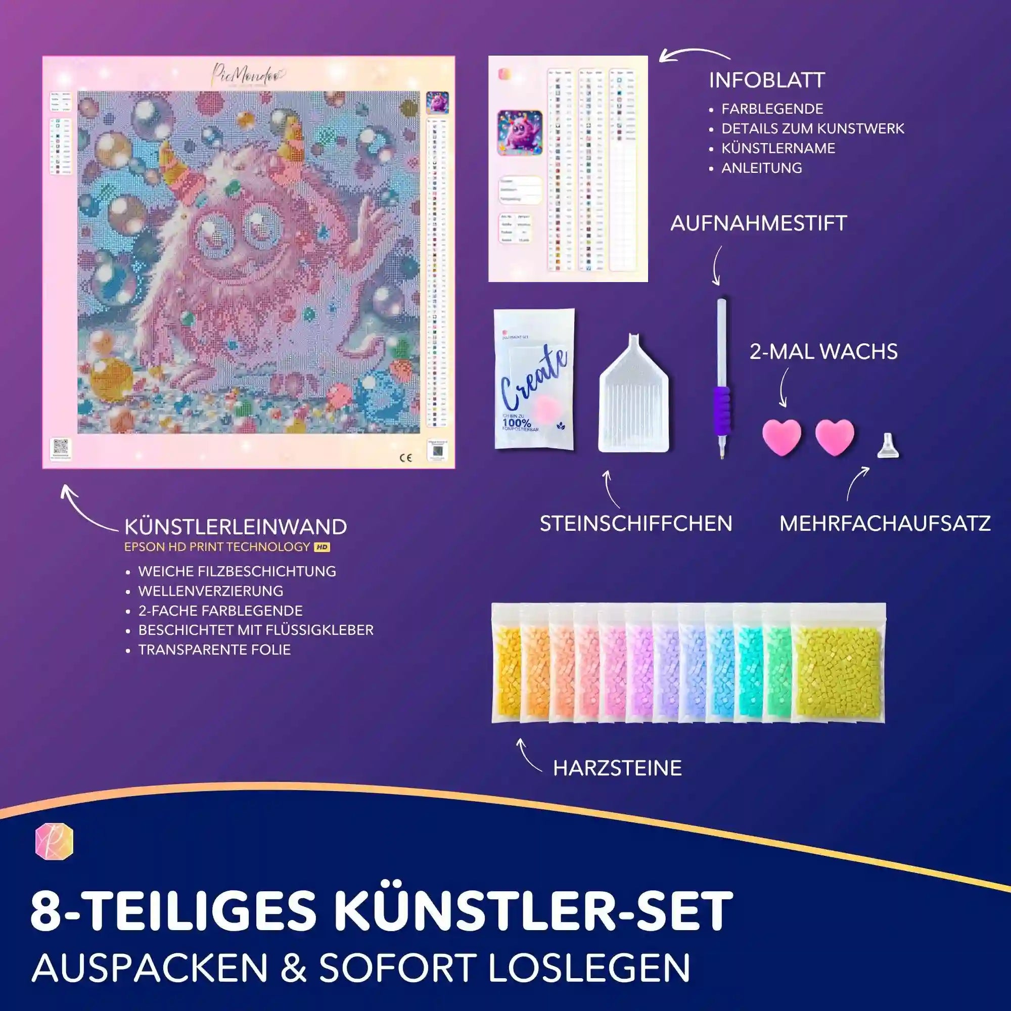 Diamond Painting - Moni Live Verkauf - Rolli