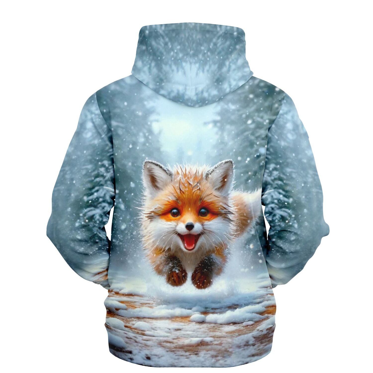 Dreamer Hoodie - Kleiner Fuchs im Winterwald