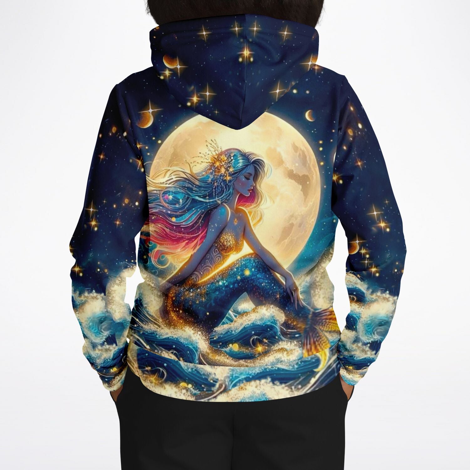 Dreamer Hoodie - Meerjungfrau im Sternenhimmel
