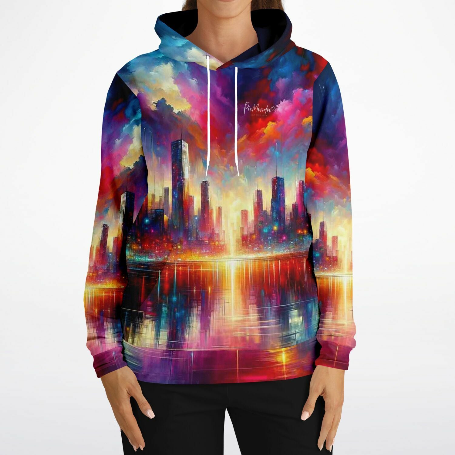 Dreamer Hoodie - Abstrakte Skyline "Limited Edition"