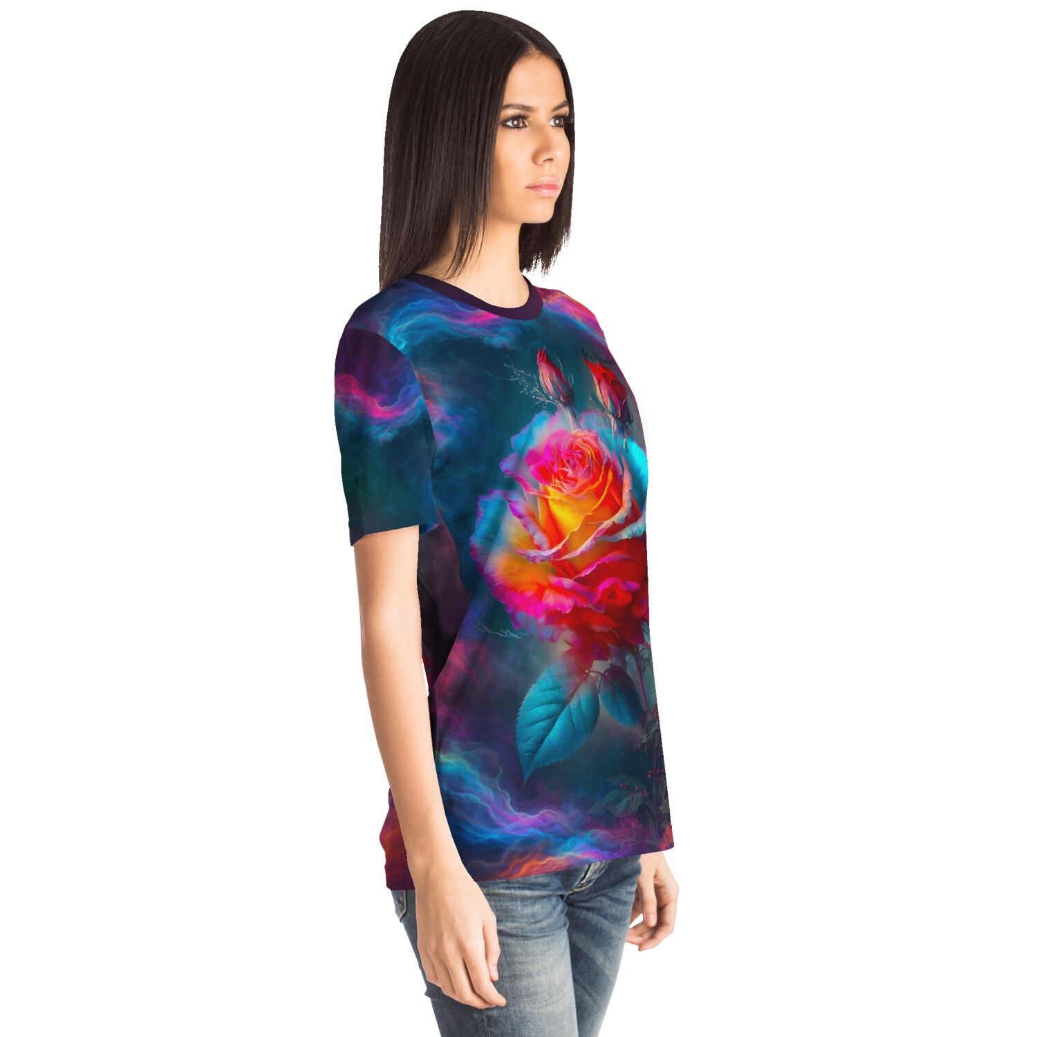 Dreamer T-Shirt - Zarte Rosenblüte