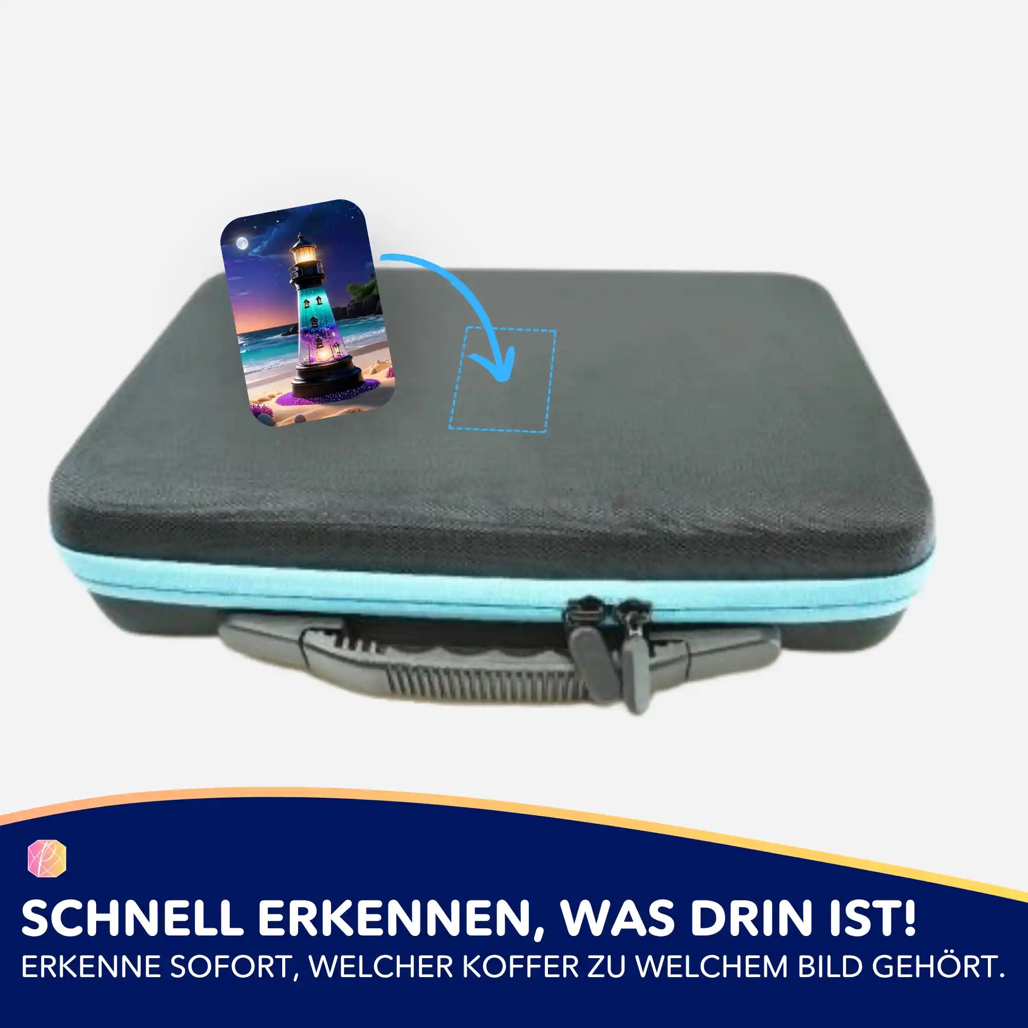 Aufkleber 5er-Set - Leuchtturm der Träume
