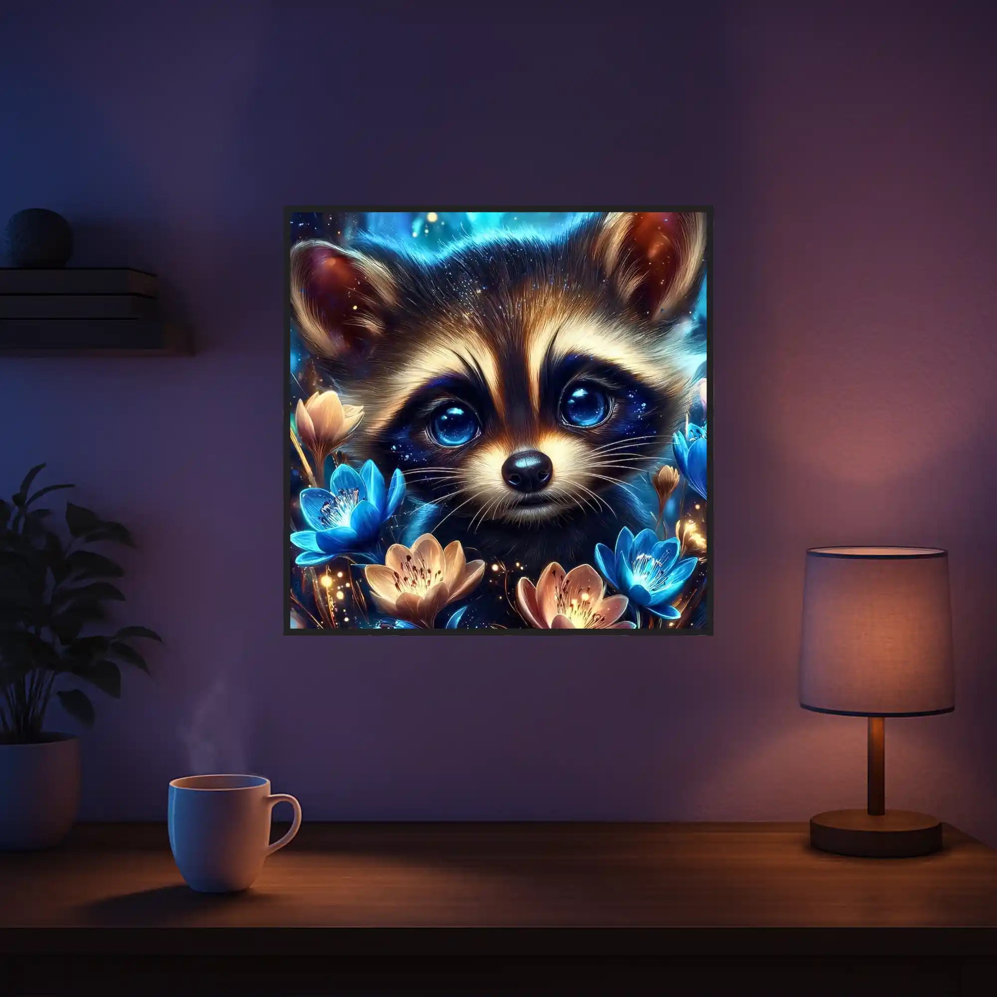Diamond Painting - Augen voller Nacht