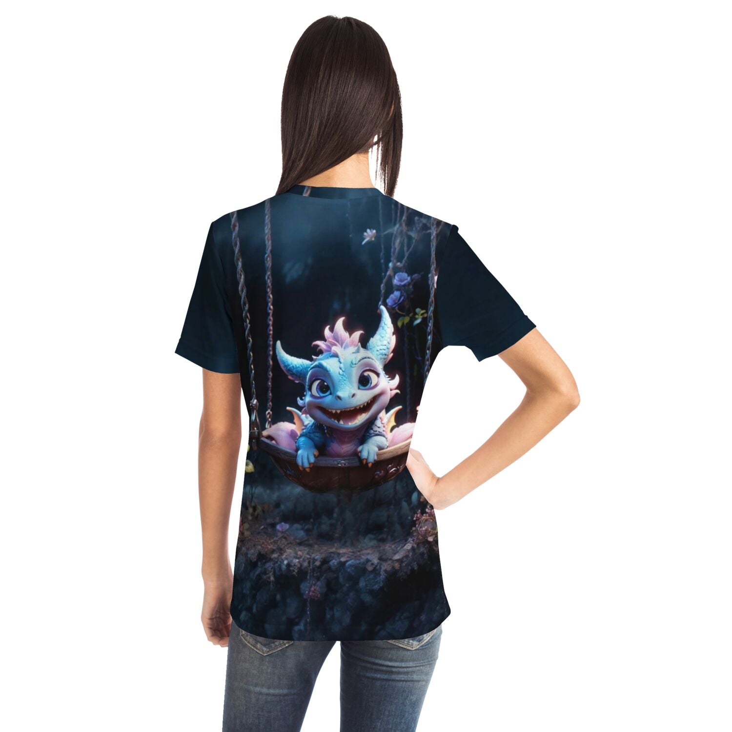 Dreamer T-Shirt - Blue Flatter Dragon