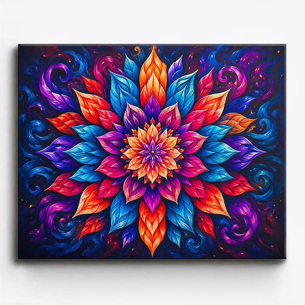 Malen nach Zahlen - Kaleidoskop der Farben