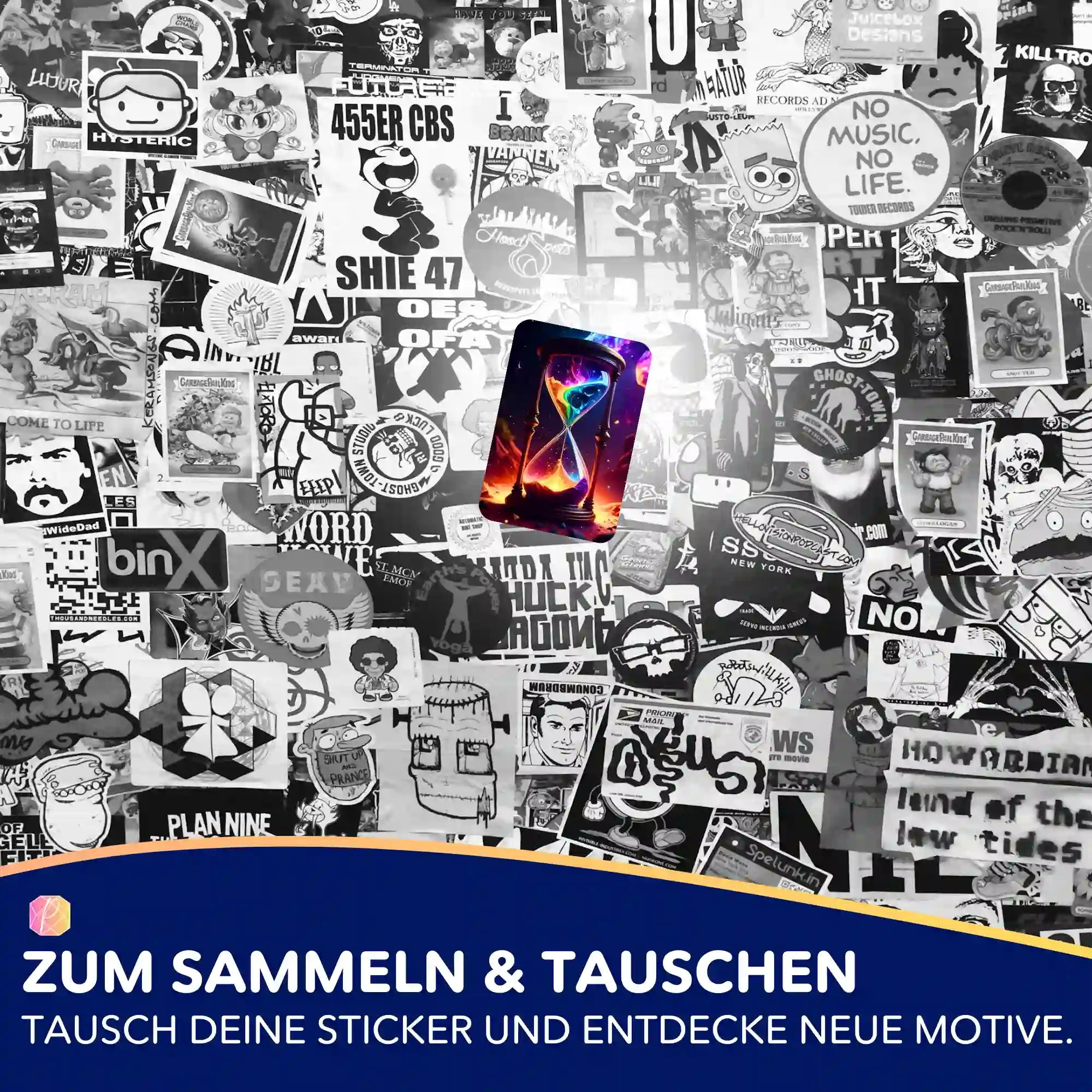 Aufkleber 5er-Set - Atem der Schöpfung