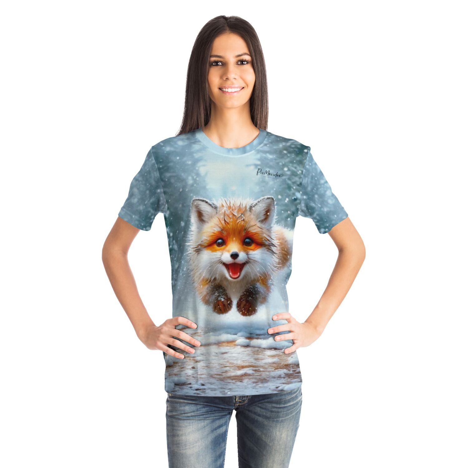 Dreamer T-Shirt - Kleiner Fuchs im Winterwald