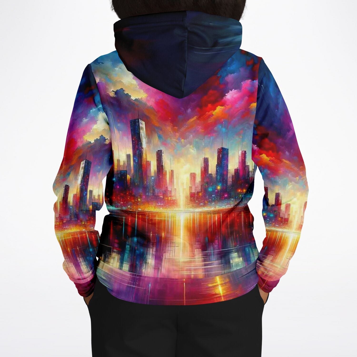 Dreamer Hoodie - Abstrakte Skyline "Limited Edition"