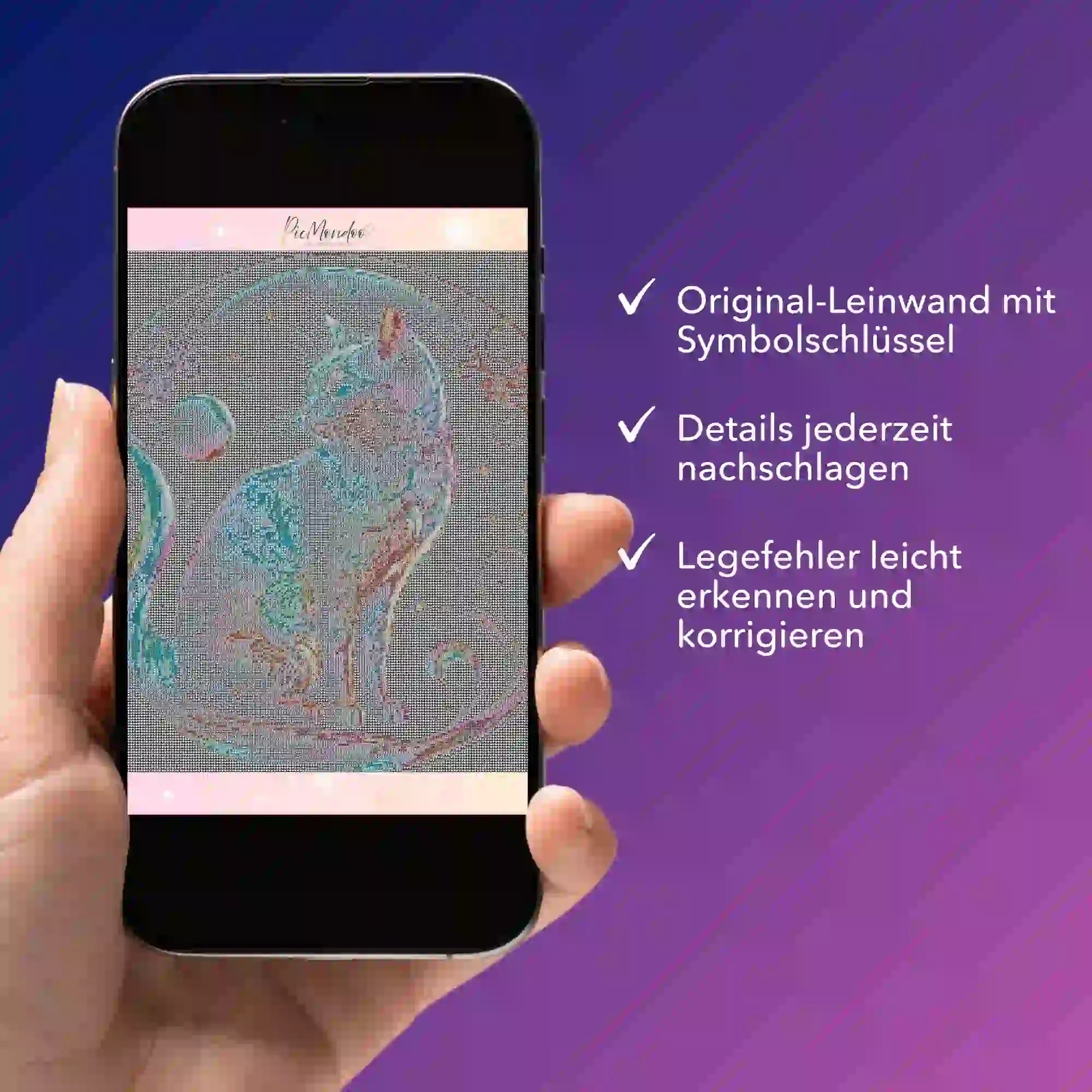 Digitale Bildmappe - Cat on the Moon