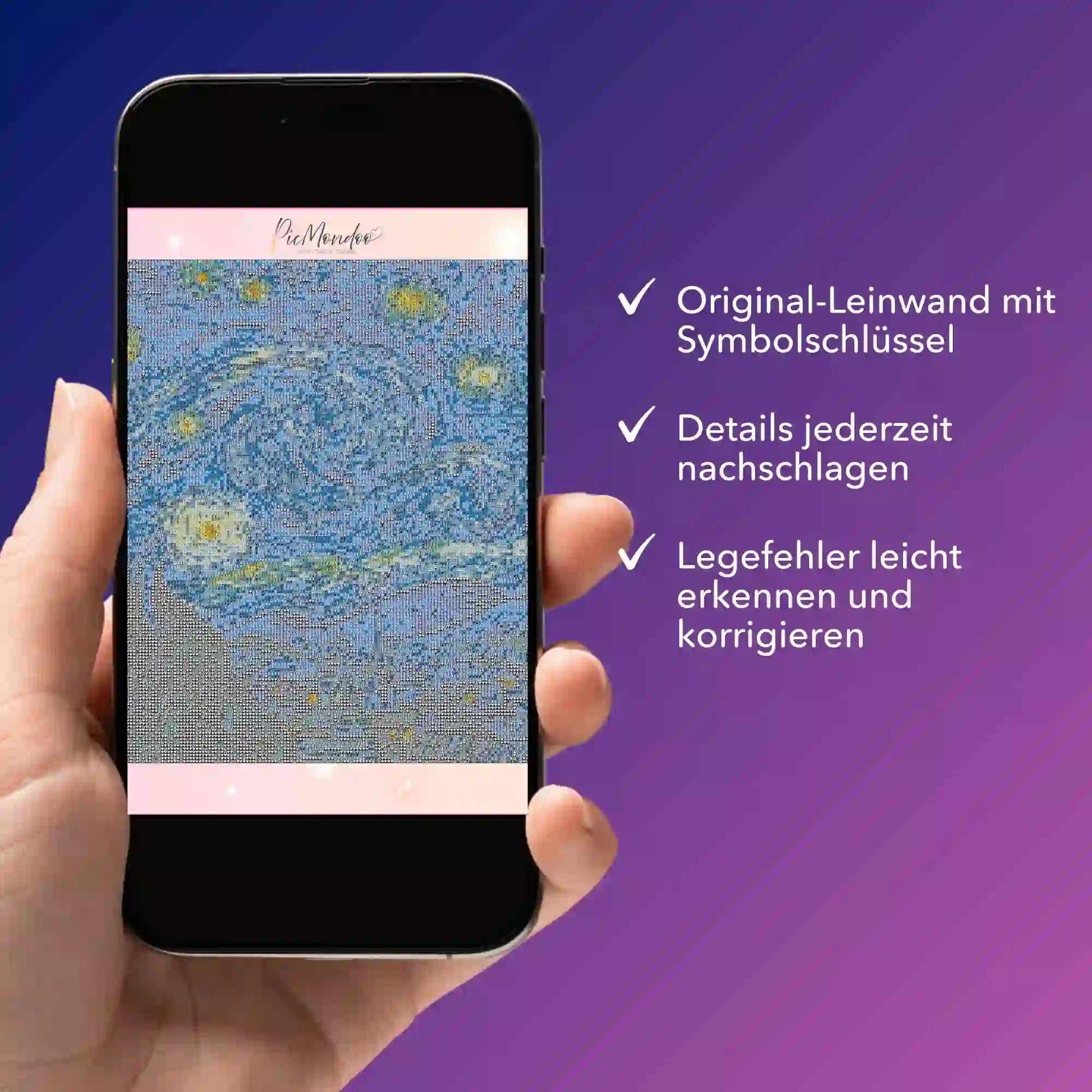 Digitale Bildmappe - Van Gogh "Sternennacht"