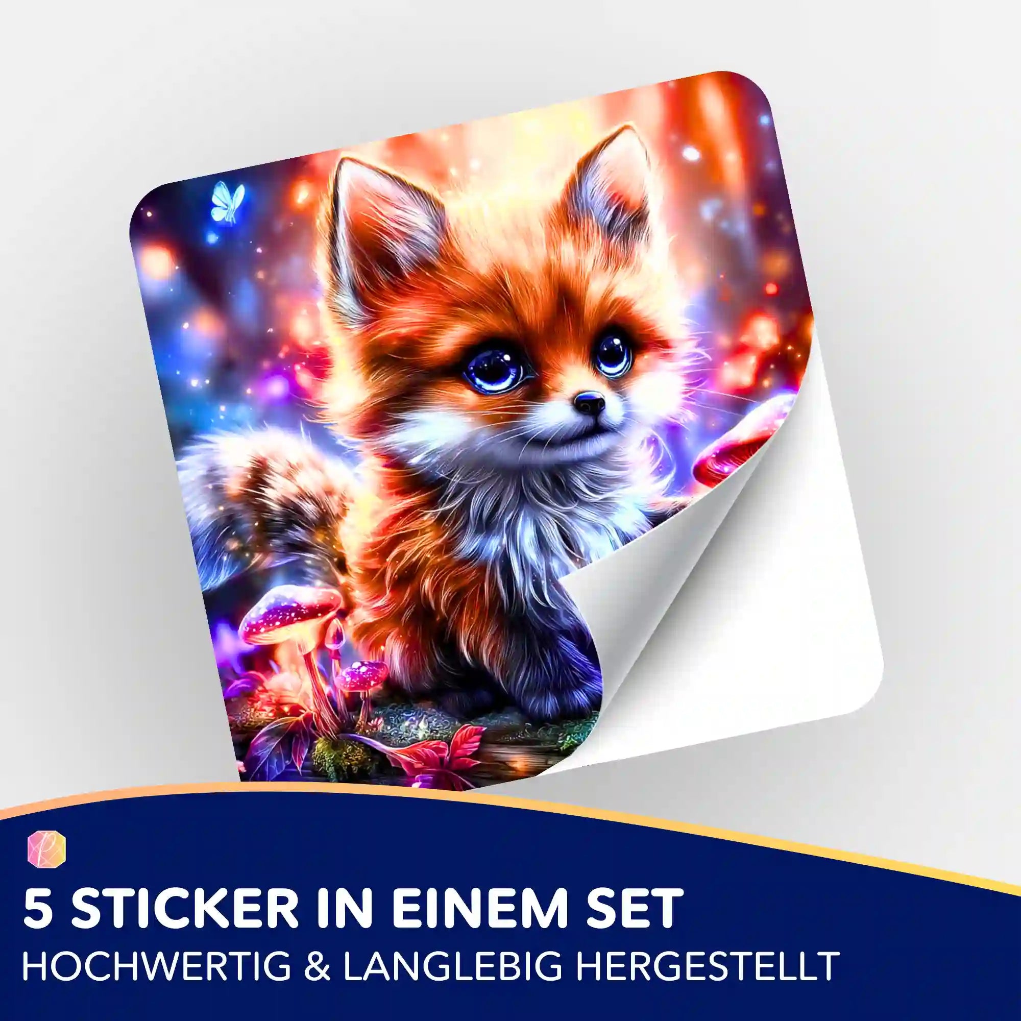 Aufkleber 5er-Set - Fynni
